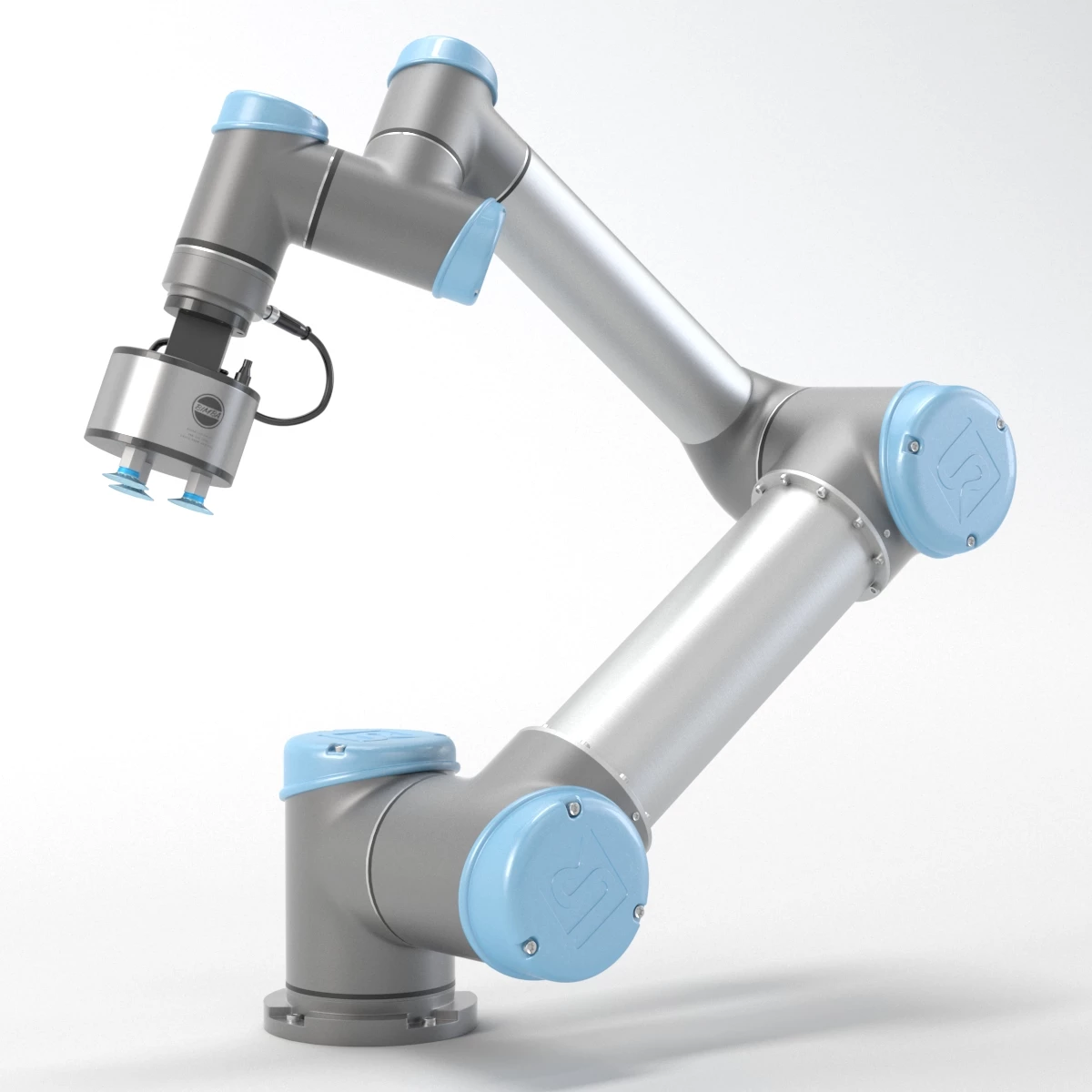 UR5 with The Collaborative Robot Vacuum Tool from Bimba 3D Model_01