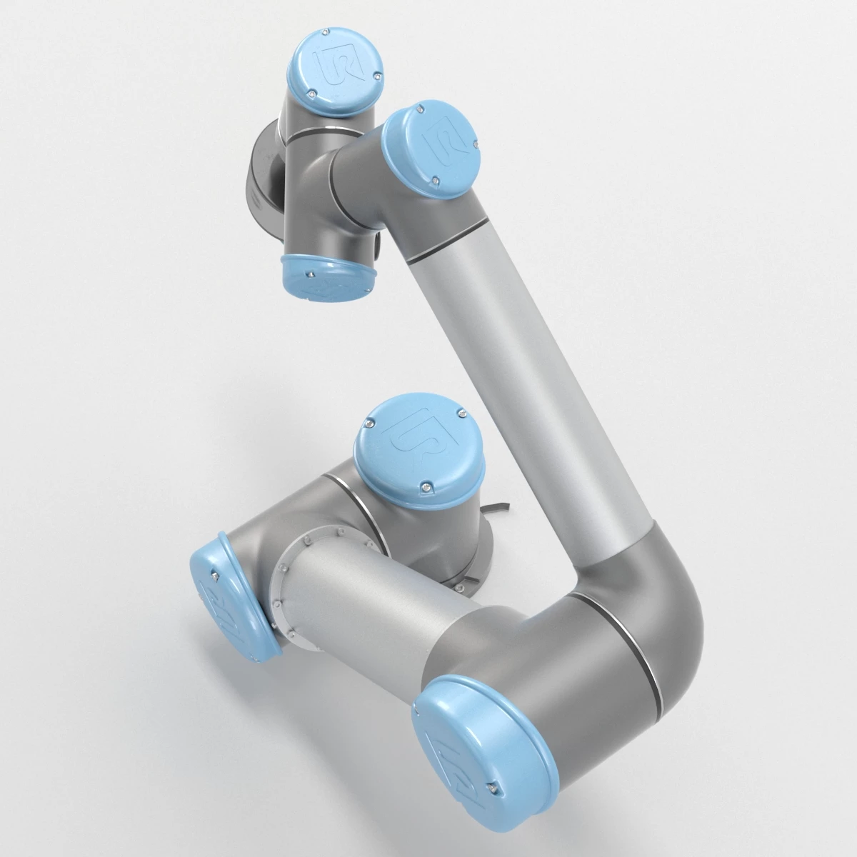 UR5 with The Collaborative Robot Vacuum Tool from Bimba 3D Model_05