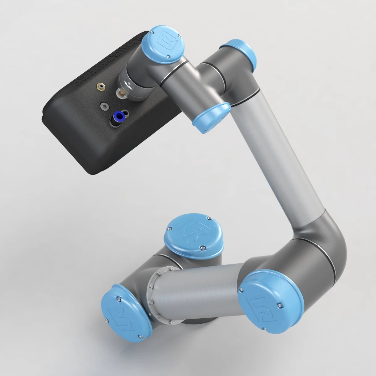 UR5 with UniGripper CoLight Collaborative Gripper 3D Model_03