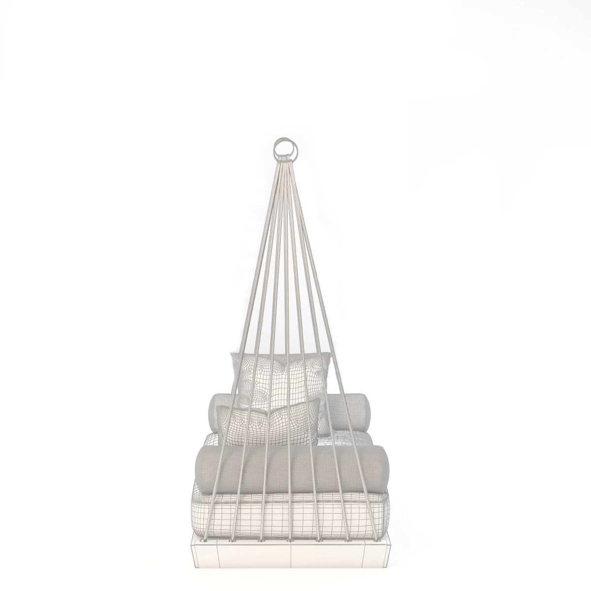 Patio Swing Sofa 3D Model_07