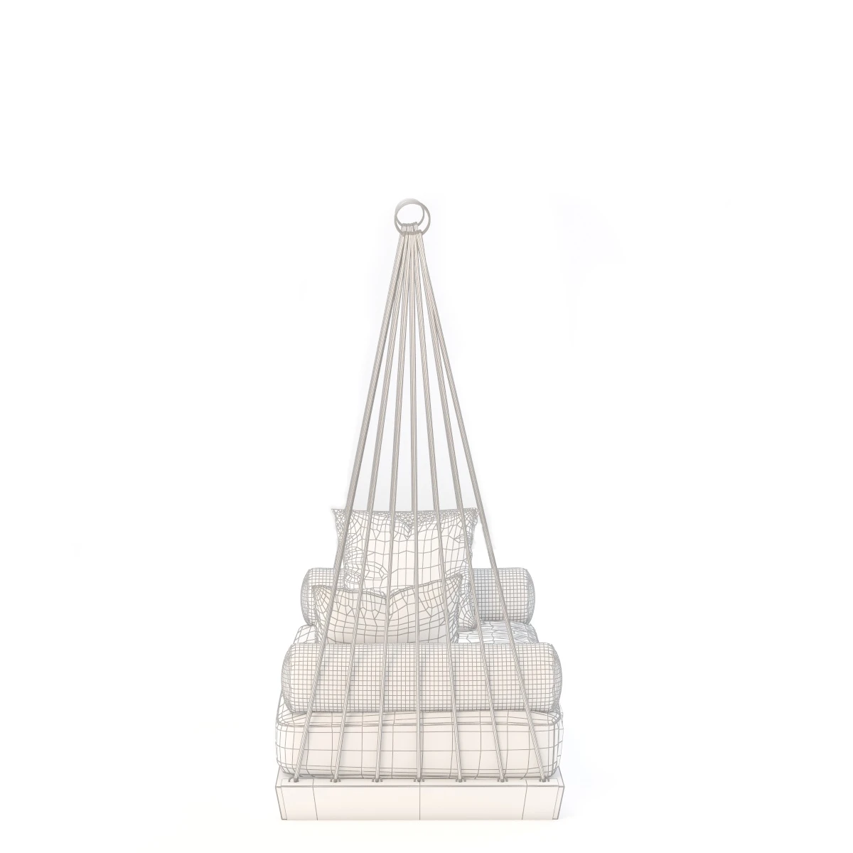 Patio Swing Sofa 3D Model_08