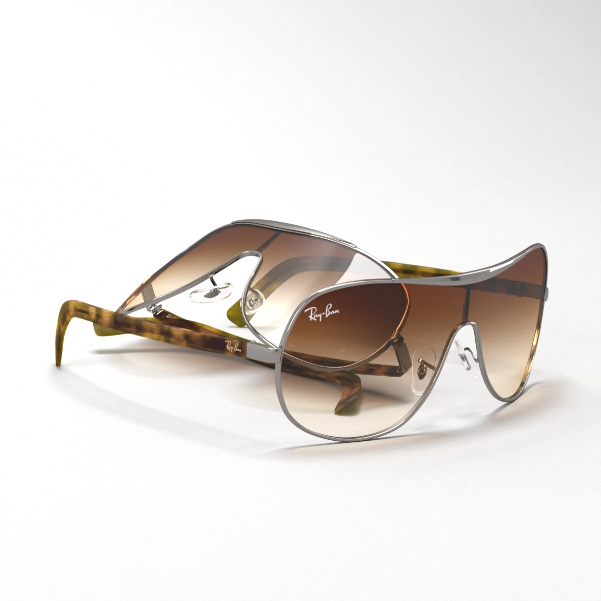 Ray-Ban 3455L 3D Model_01