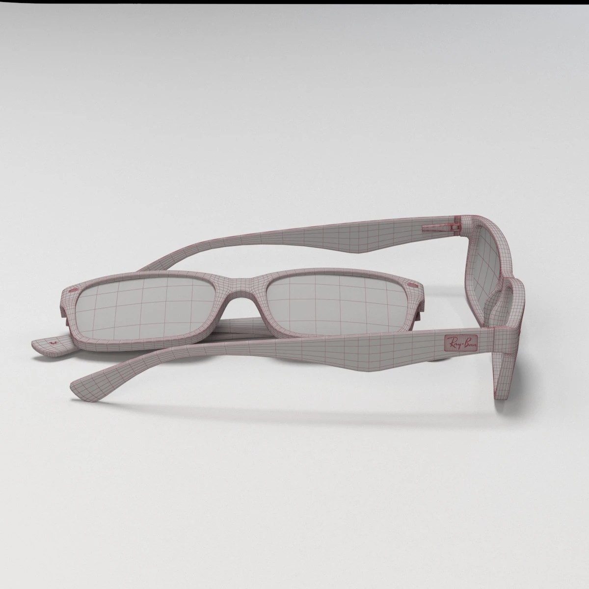 Ray-Ban 5206 3D Model_08