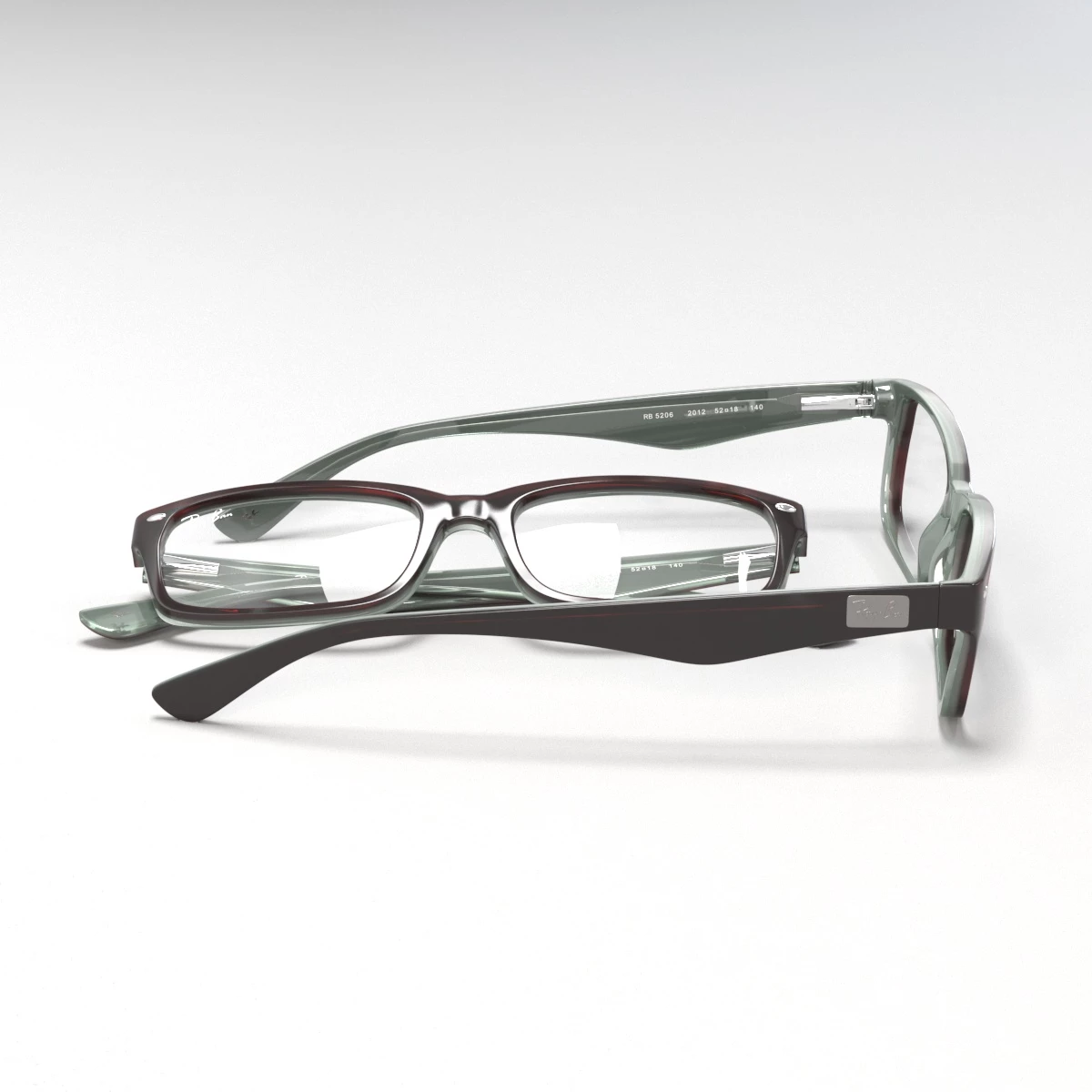 Ray-Ban 5206 3D Model_03