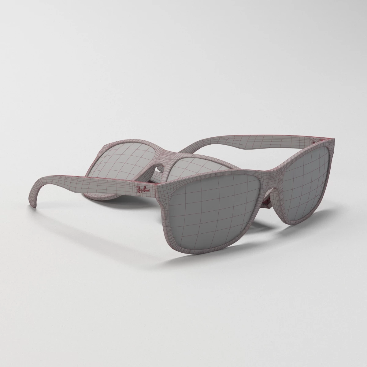 Ray-Ban RB4181 3D Model_07