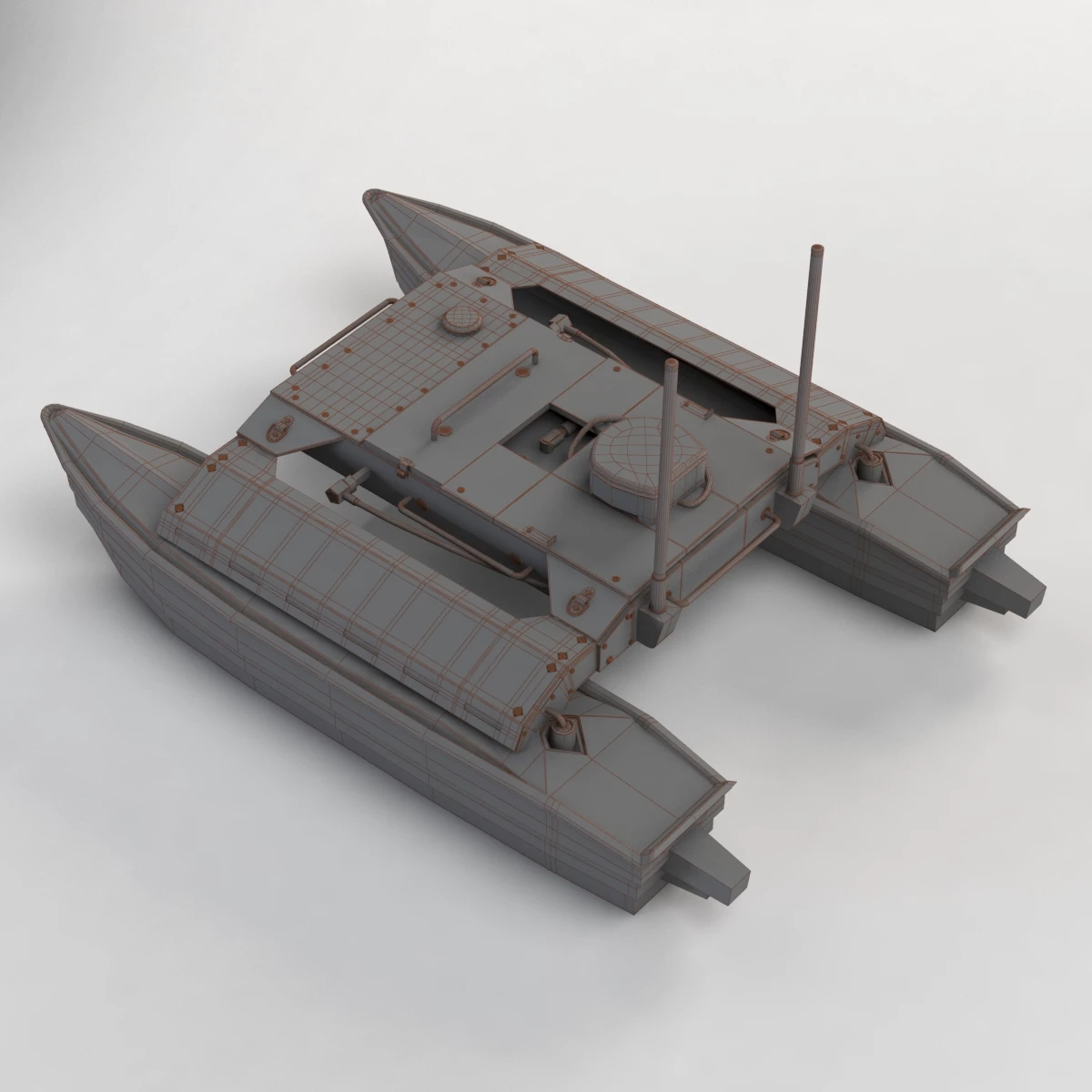 ClearPath Robotics Heron Unmanned Surface Vessel 3D Model_07