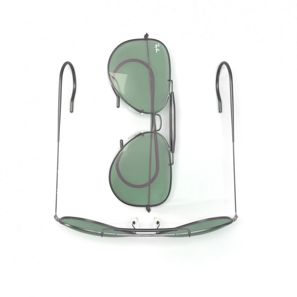 Ray-Ban 3030 3D Model_04