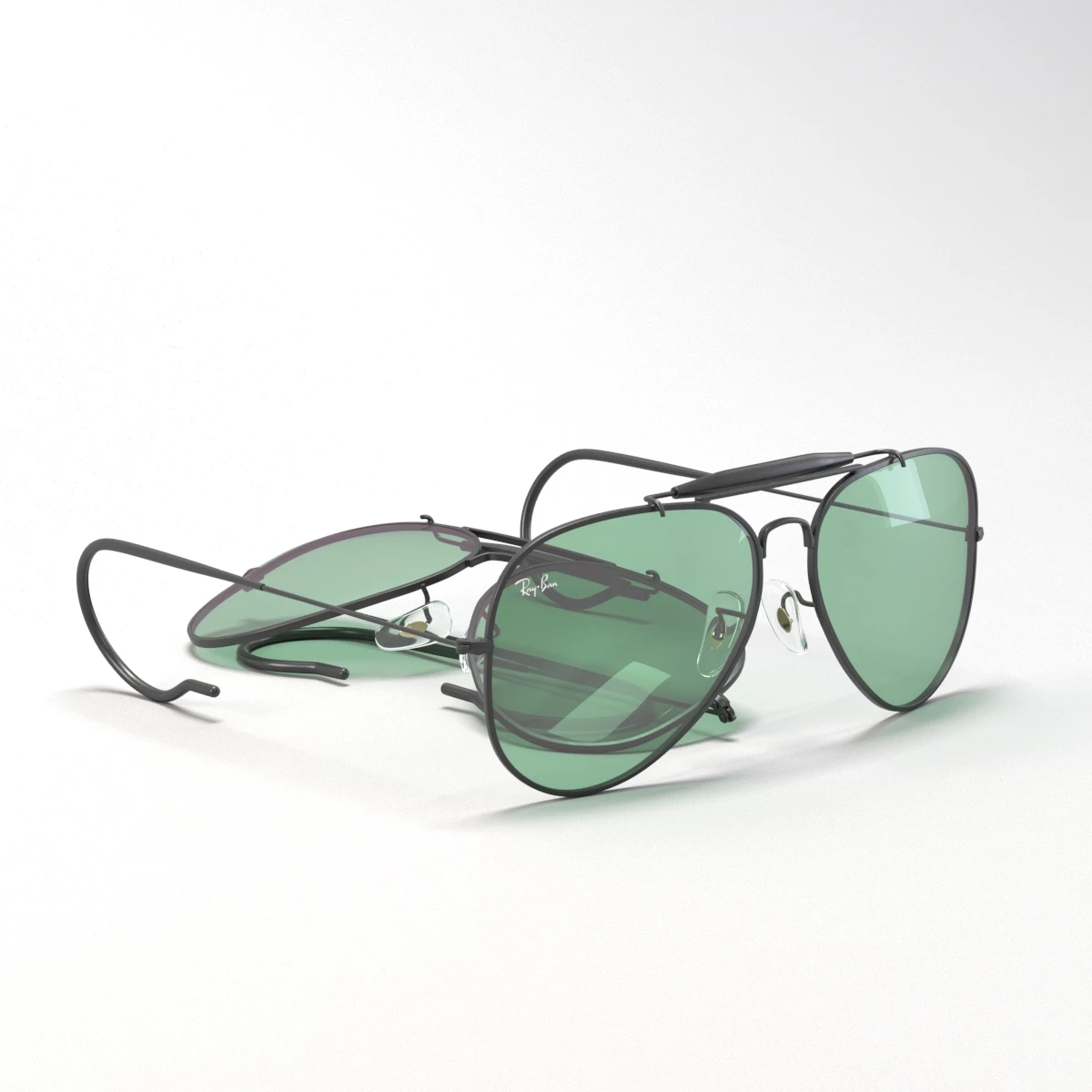 Ray-Ban 3030 3D Model_01