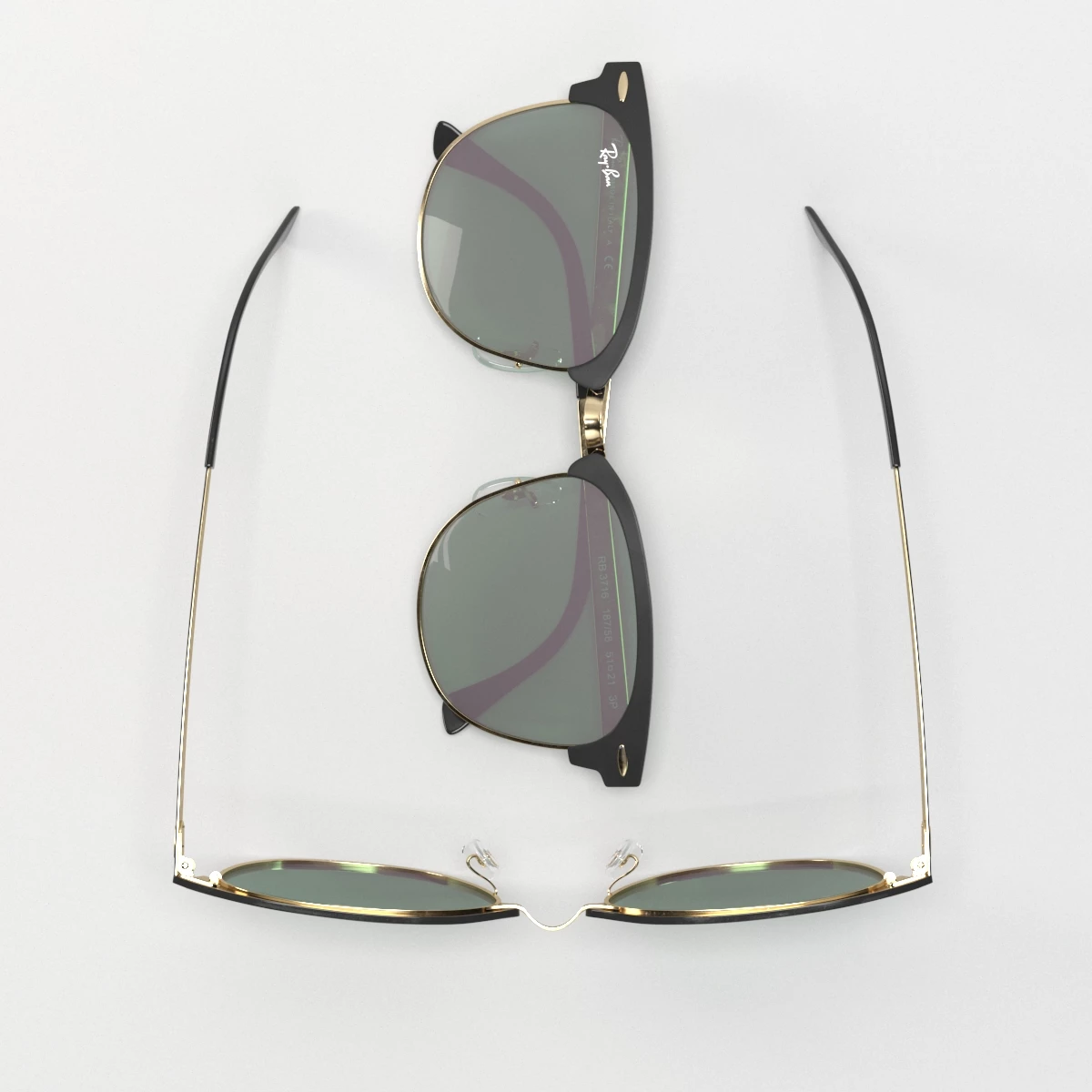 Ray-Ban 3716 3D Model_04