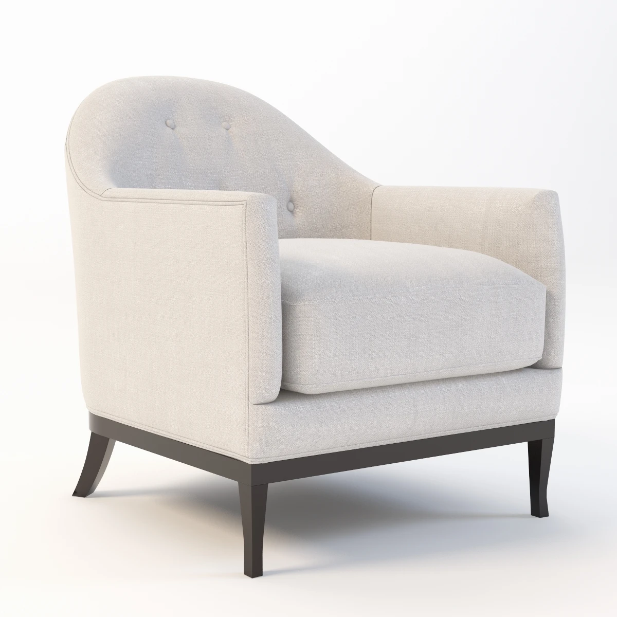 Lounge Occasional Chair 615 by Arudin 3D Model_01