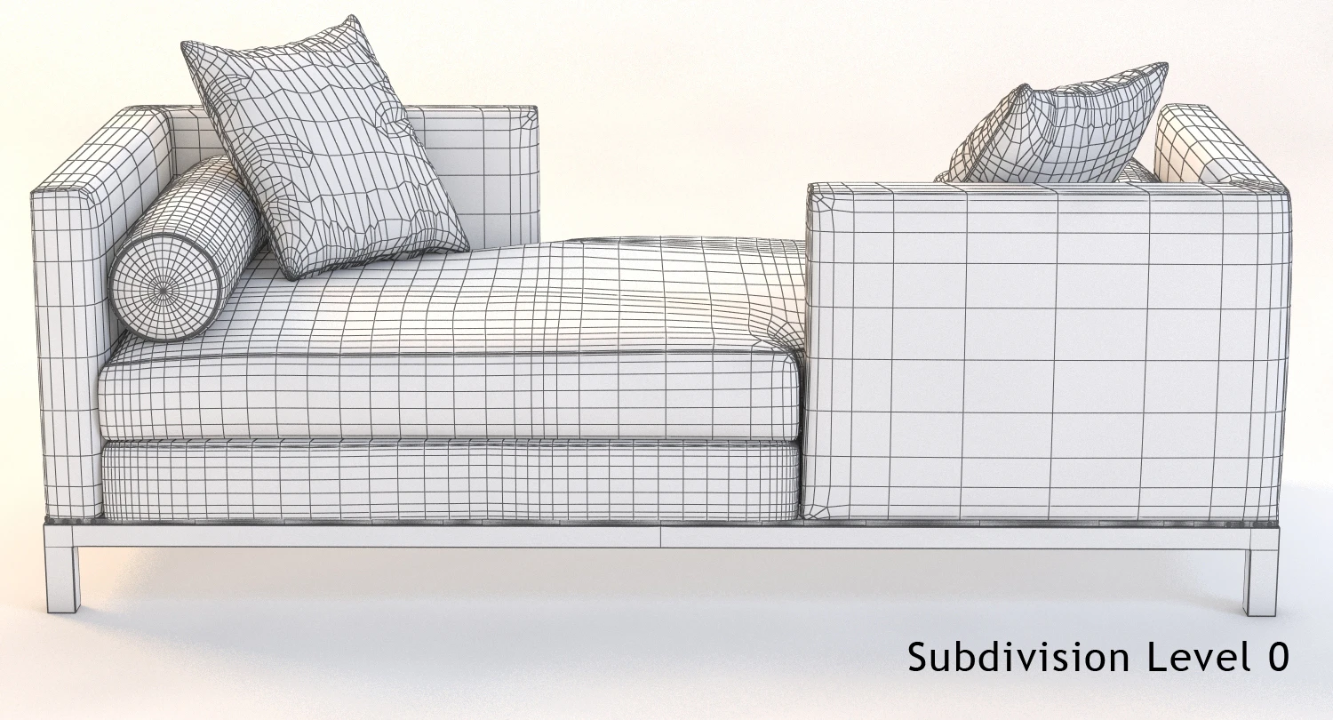 Lounge Sofa 2725 by Arudin 3D Model_011