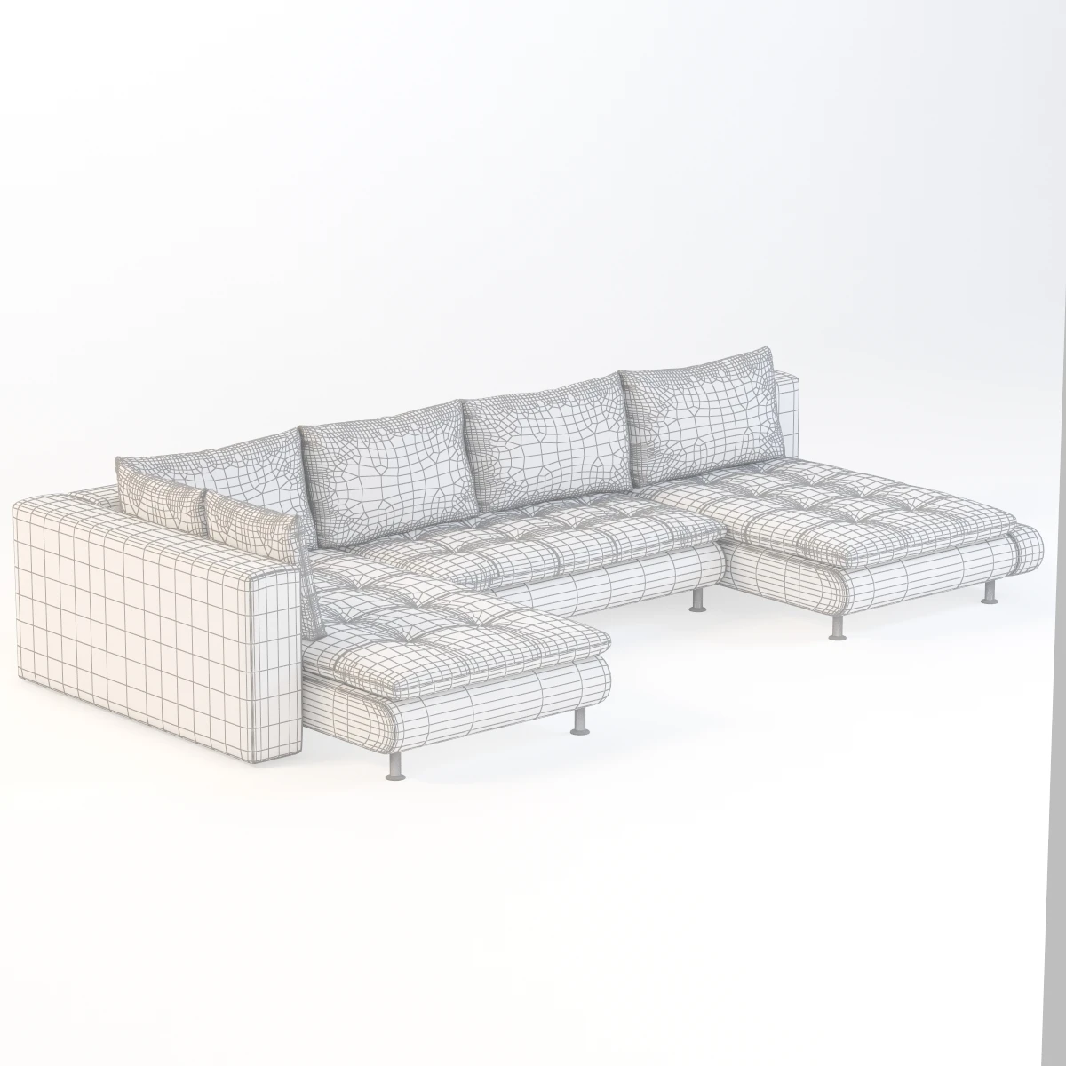 Accusani U Sofa 3D Model_012
