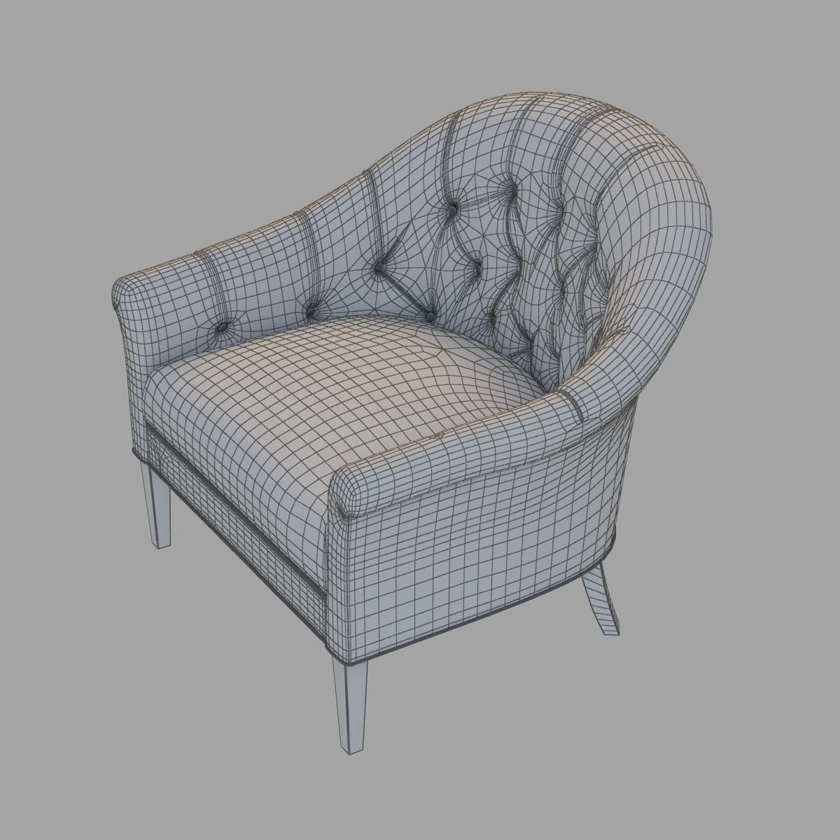 Adele Barrel Chair Mitchell Gold Bob Williams 3D Model_012