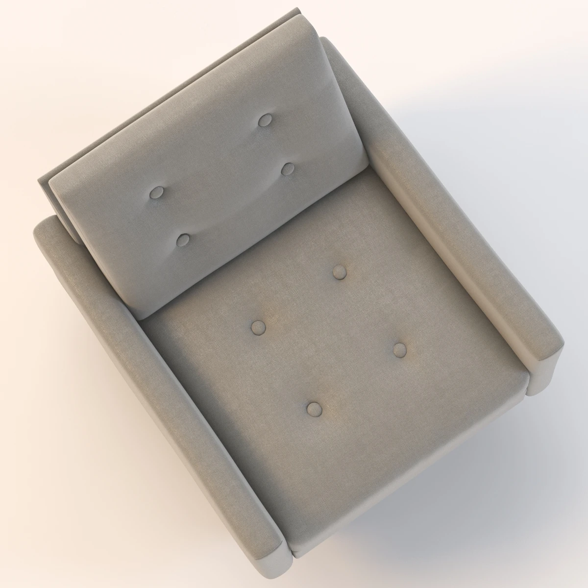 Adrian Pearsall Club Chair 3D Model_07