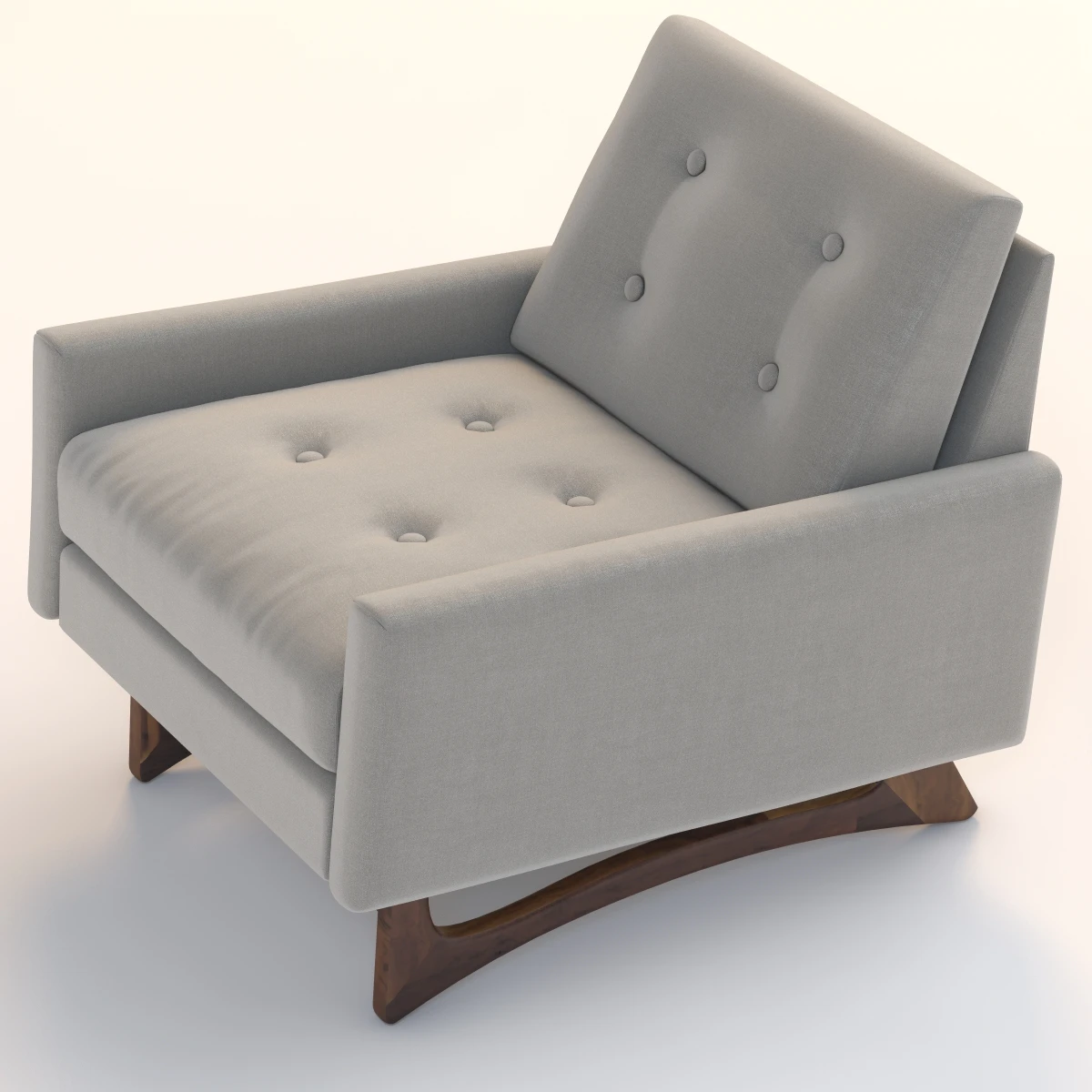 Adrian Pearsall Club Chair 3D Model_06