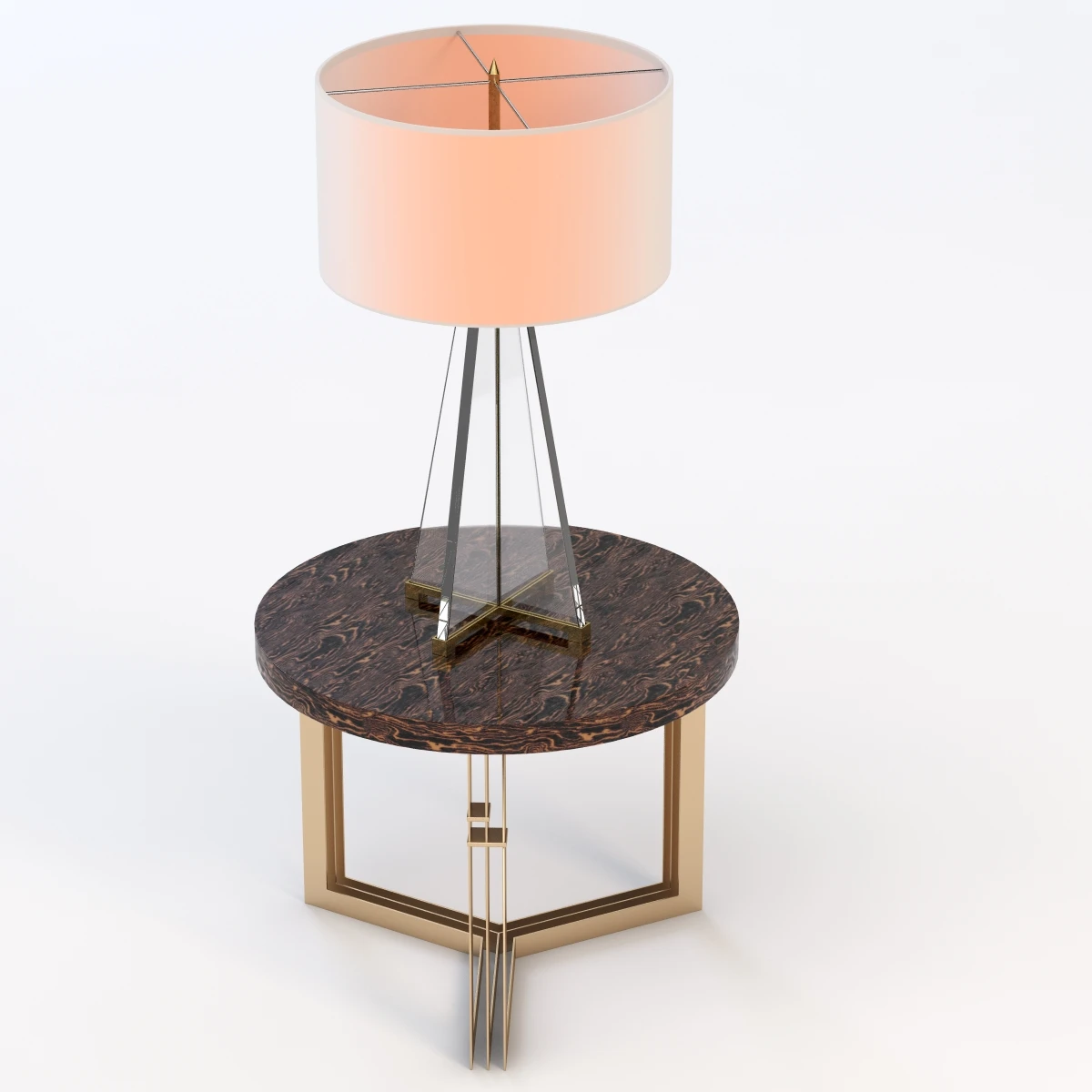 Adrianahoyos Side Table And Lamont Lamp 3D Model_04