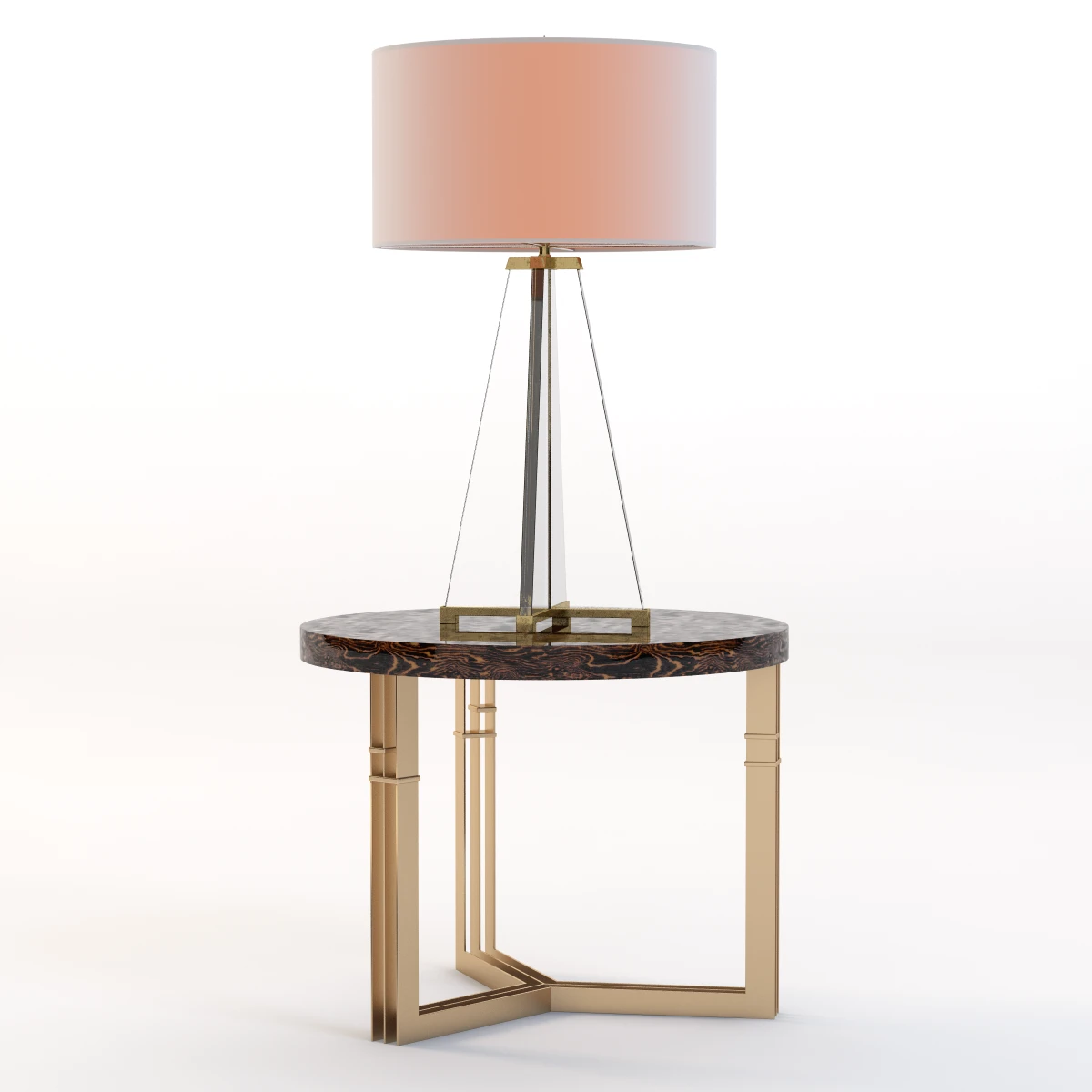 Adrianahoyos Side Table And Lamont Lamp 3D Model_08