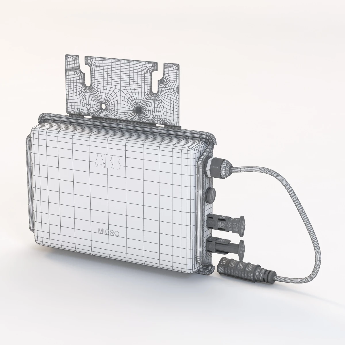 ABB Solar Inverter 3D Model_010