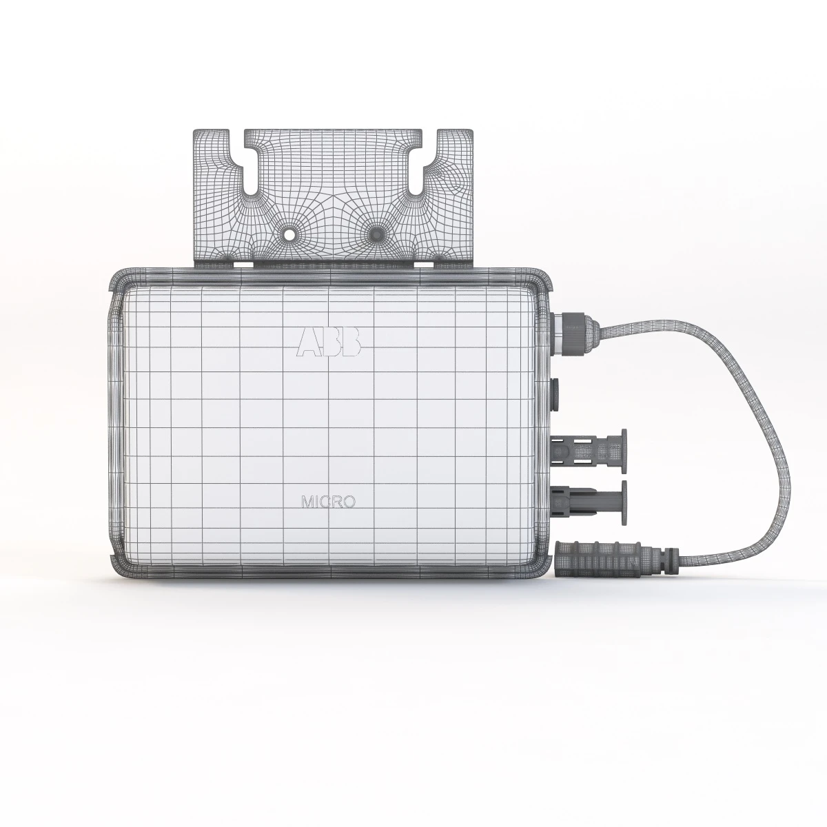 ABB Solar Inverter 3D Model_07