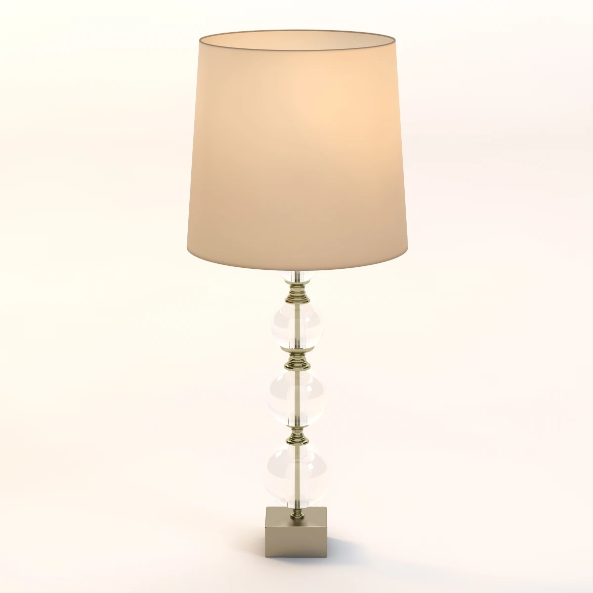 Allan Knight Four Sphere Glass Lamp 3D Model_08