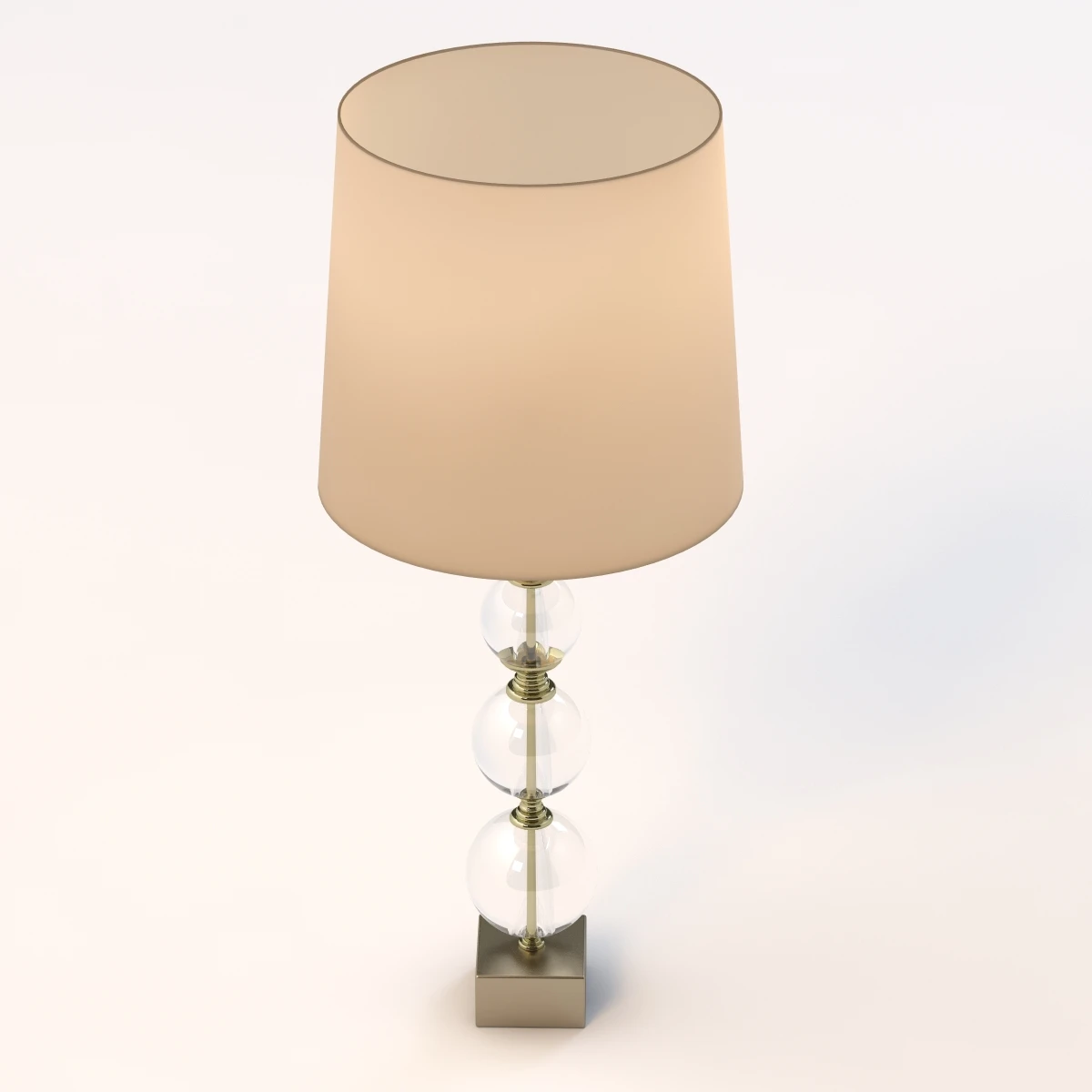 Allan Knight Four Sphere Glass Lamp 3D Model_03