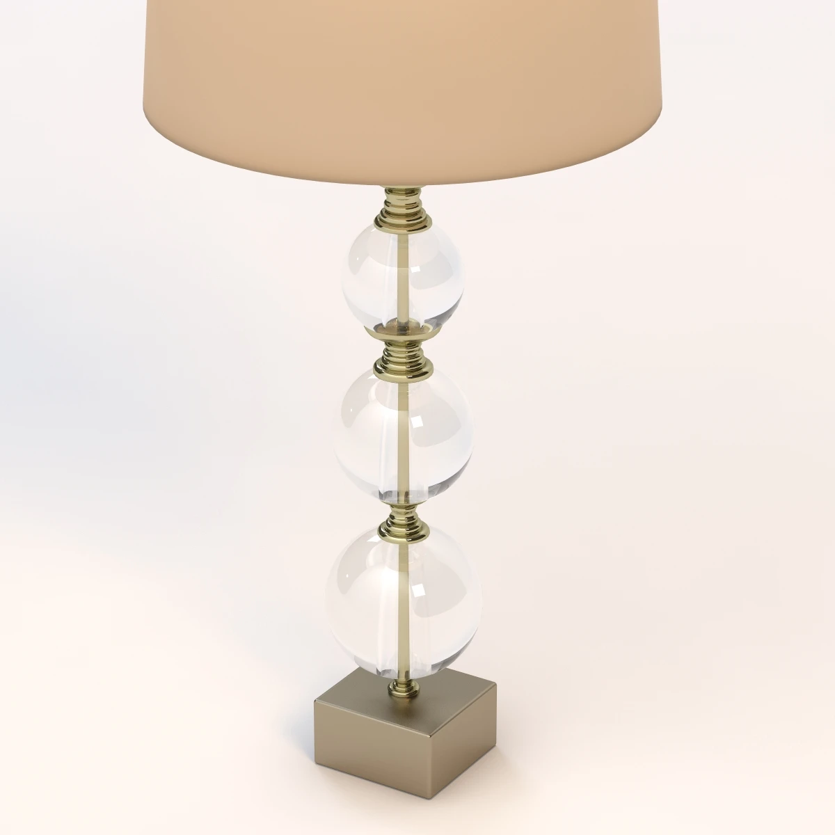 Allan Knight Four Sphere Glass Lamp 3D Model_04