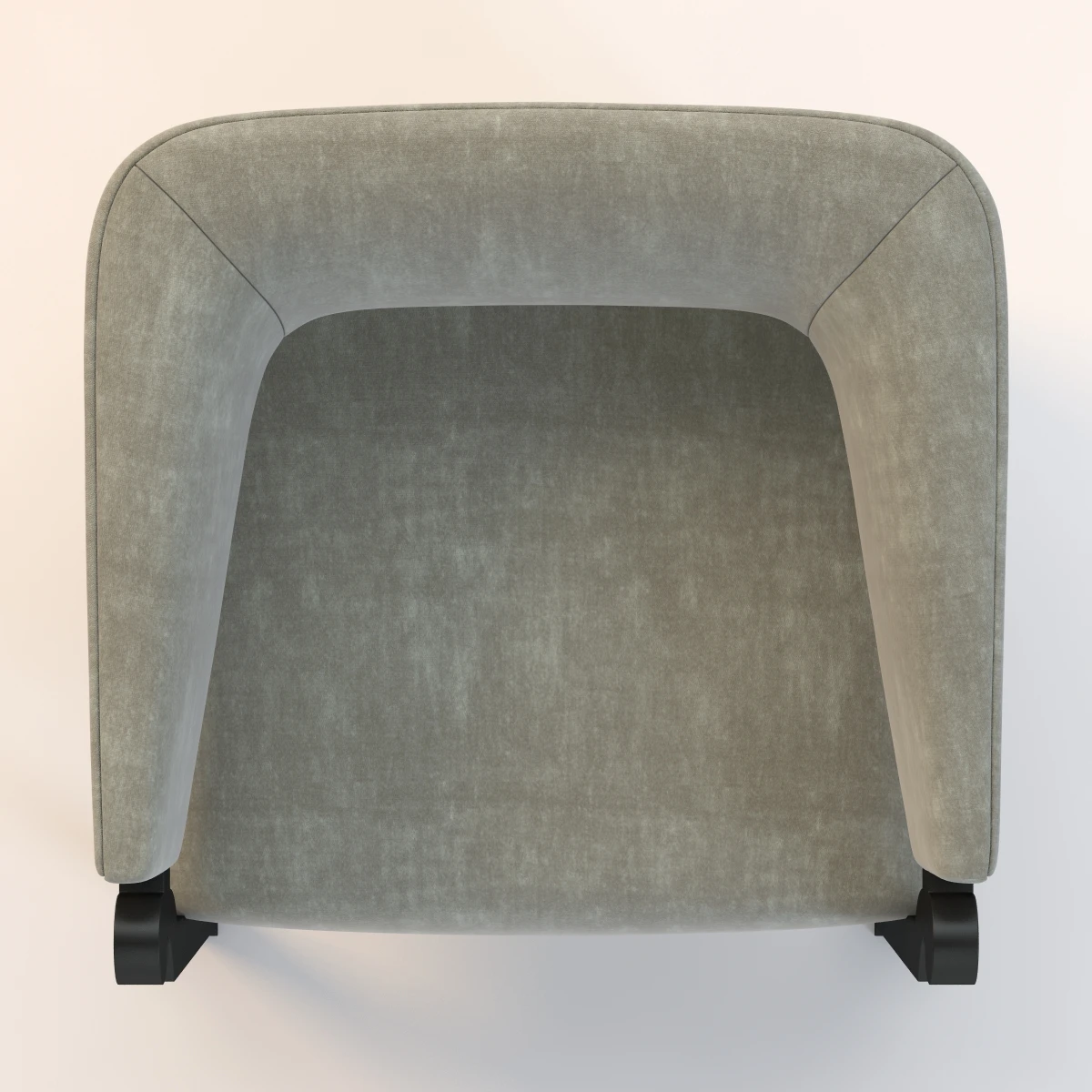 Amir Khamneipur Curved Armchair 3D Model_08