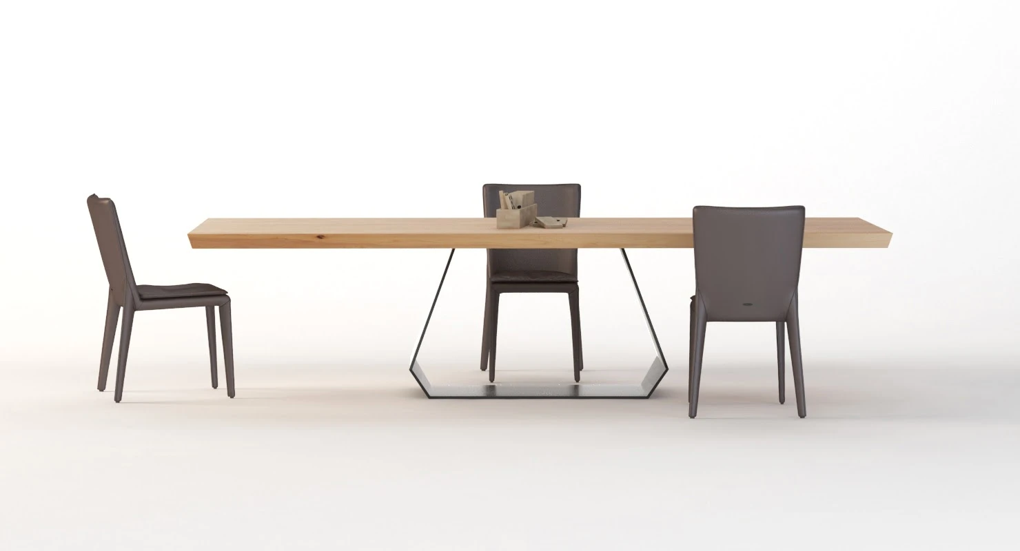 Amond Table And Chair By Bonaldo 3D Model_010