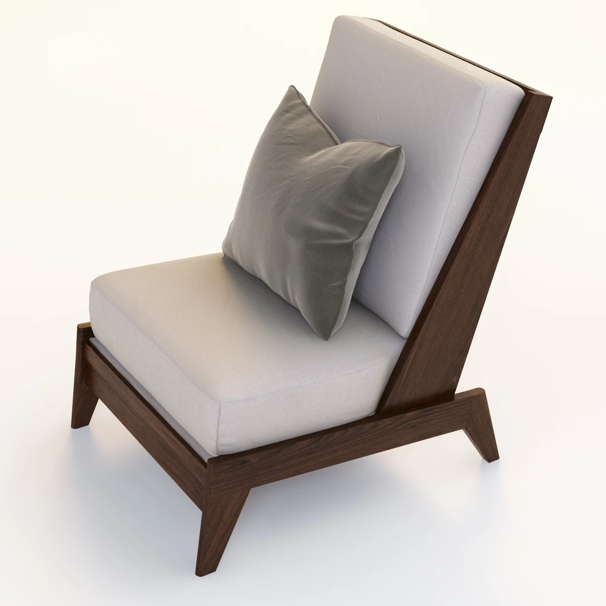 Andre Sornay Lounge Chair 3D Model_06