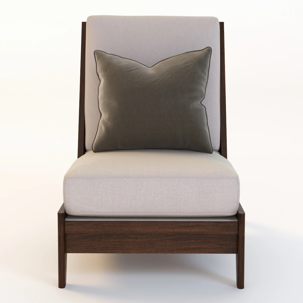 Andre Sornay Lounge Chair 3D Model_08
