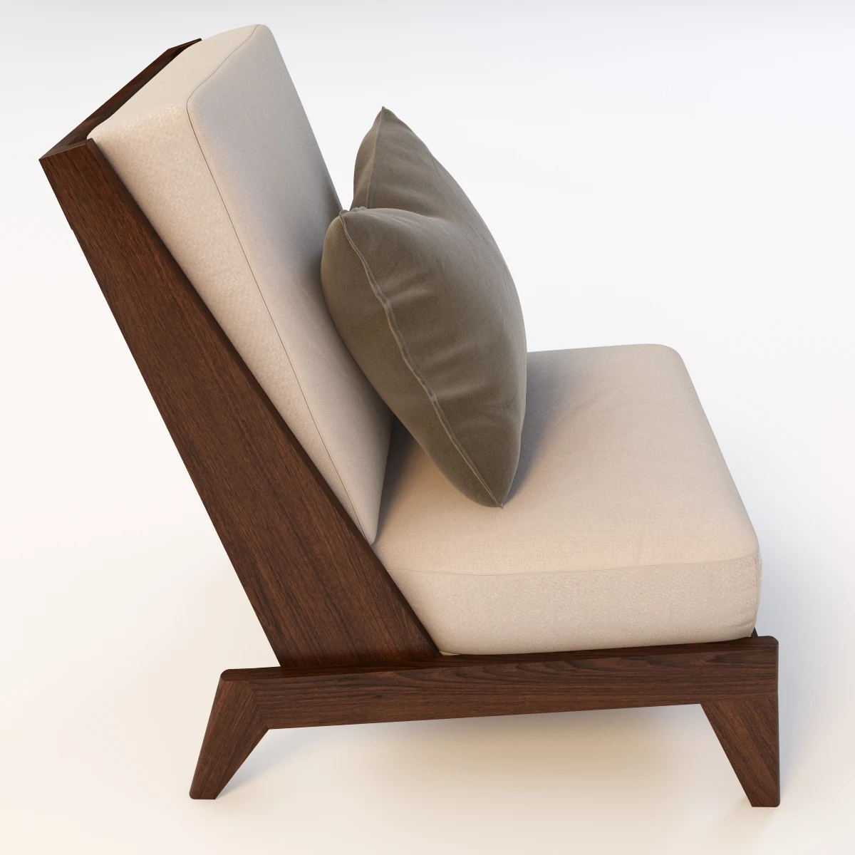 Andre Sornay Lounge Chair 3D Model_03