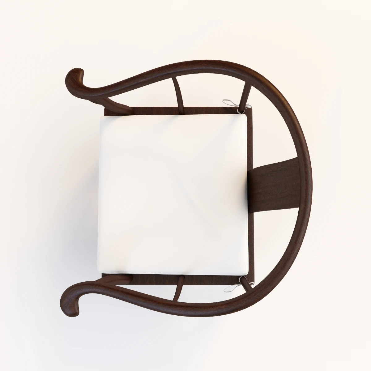 Antique Chinese Chair 3D Model_07