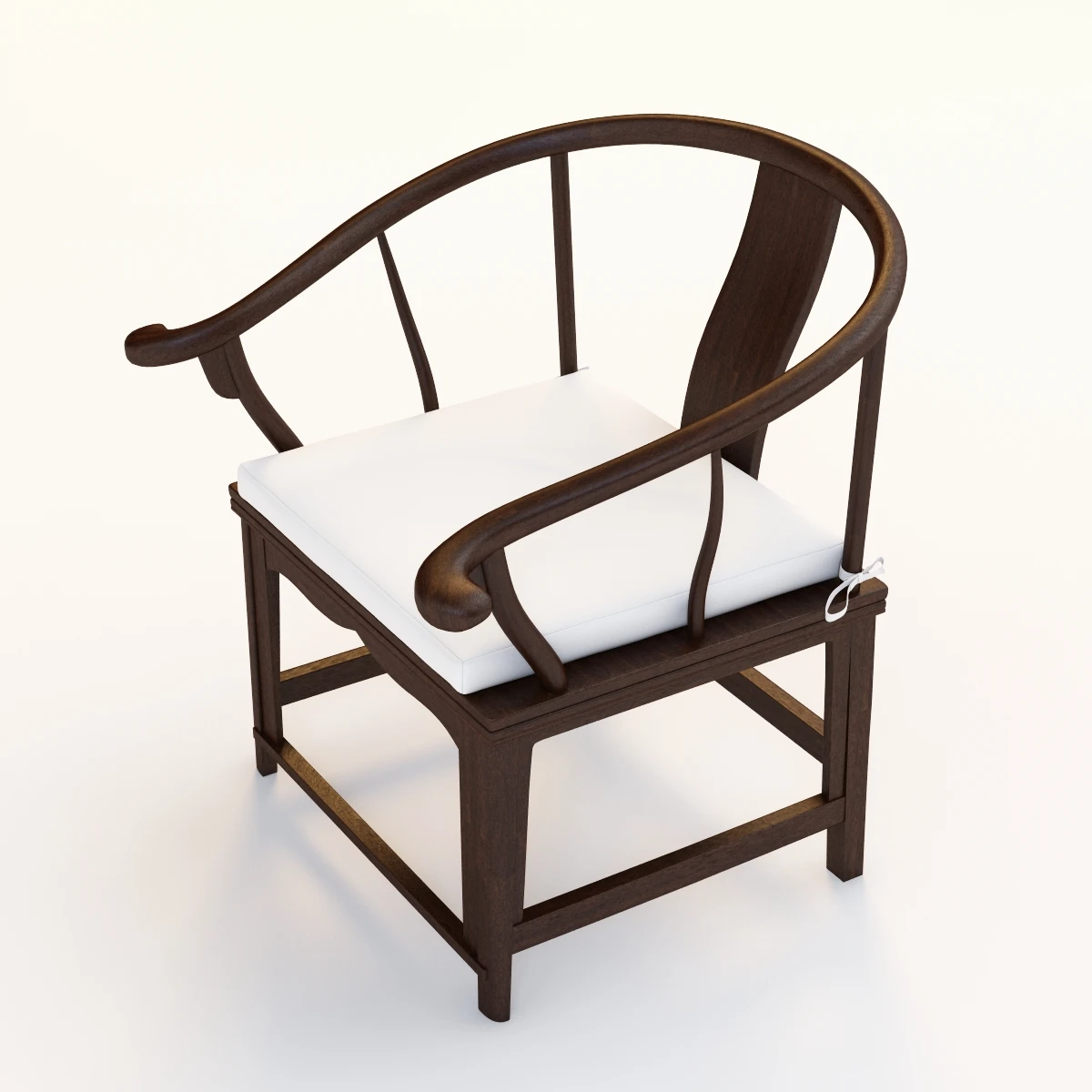 Antique Chinese Chair 3D Model_06