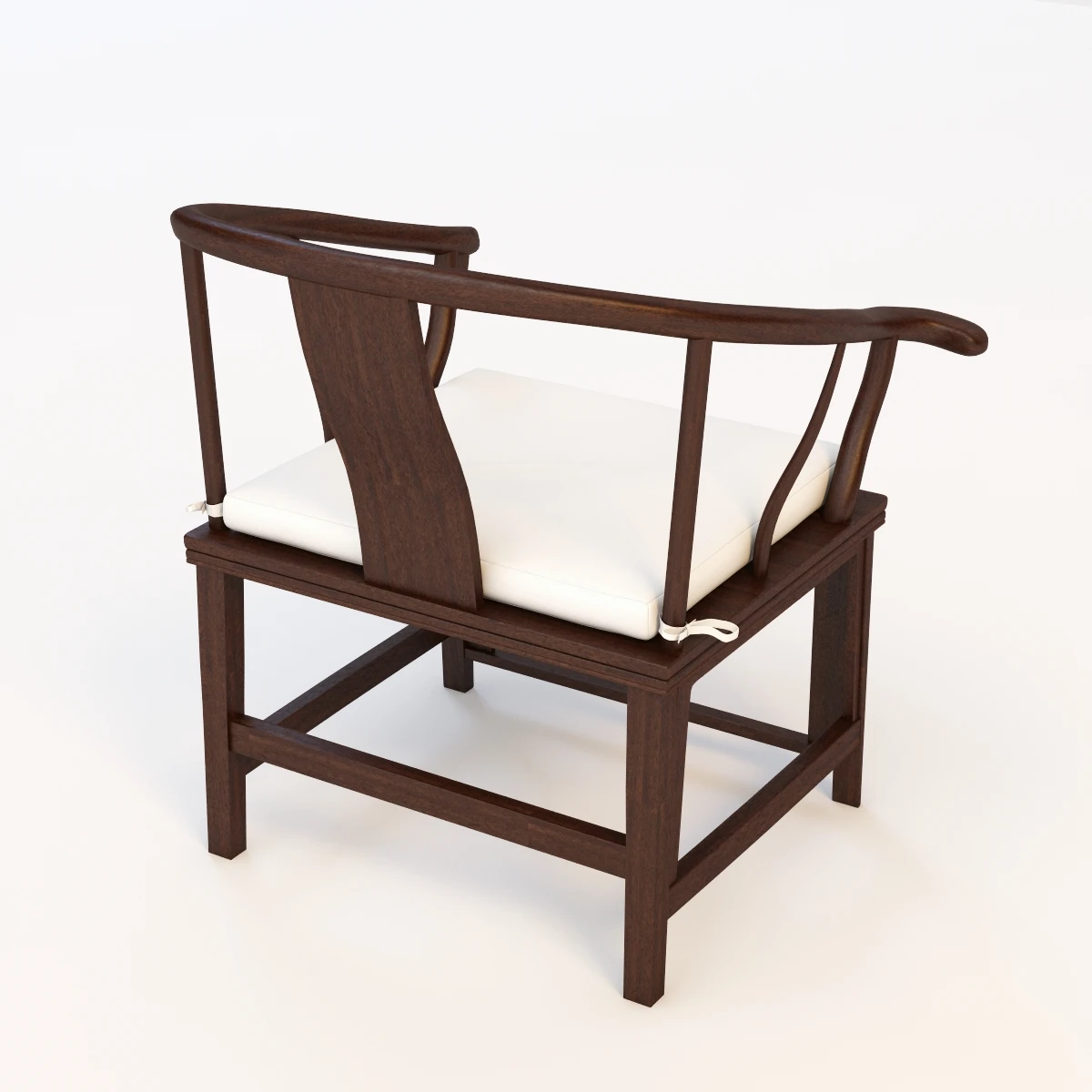 Antique Chinese Chair 3D Model_04