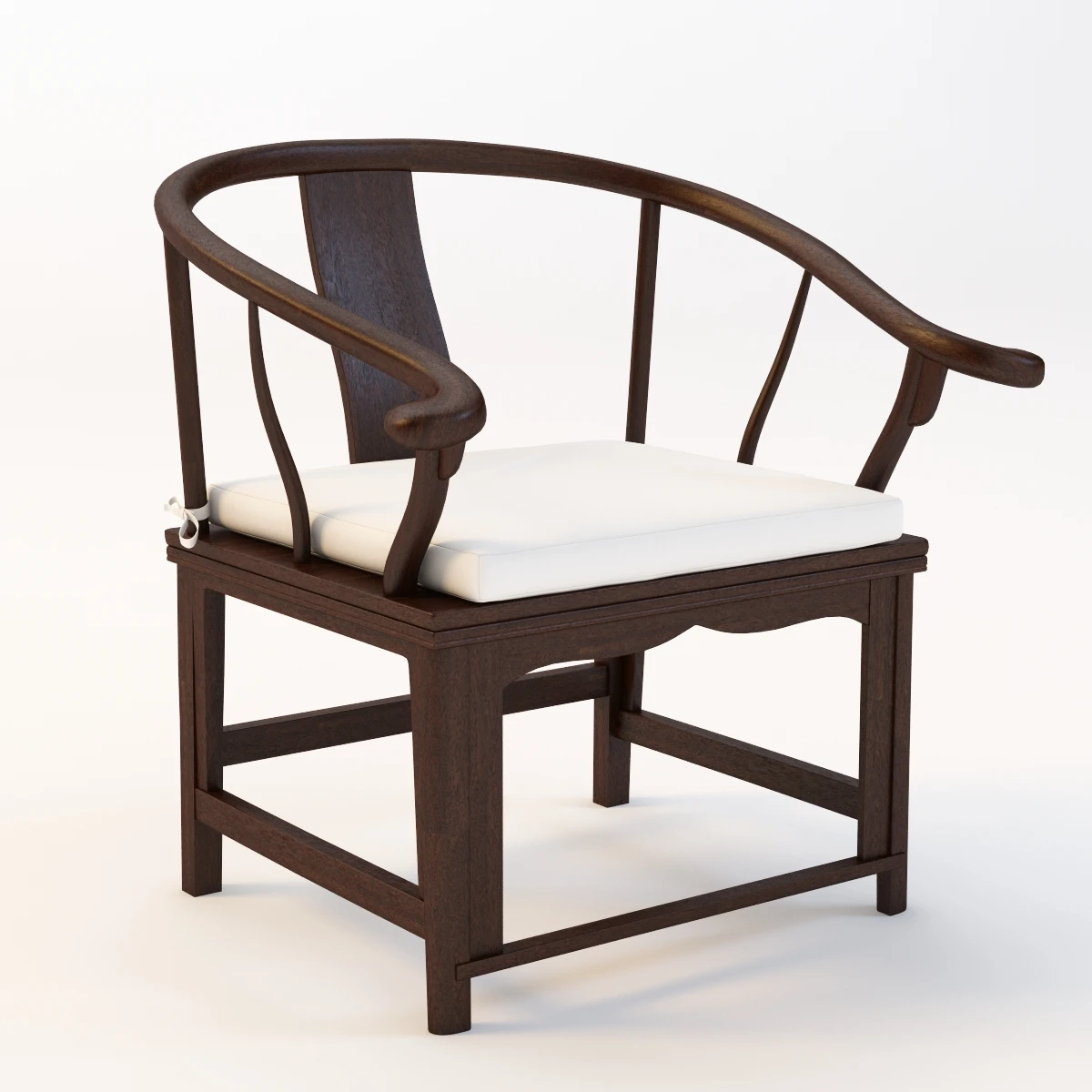 Antique Chinese Chair 3D Model_01