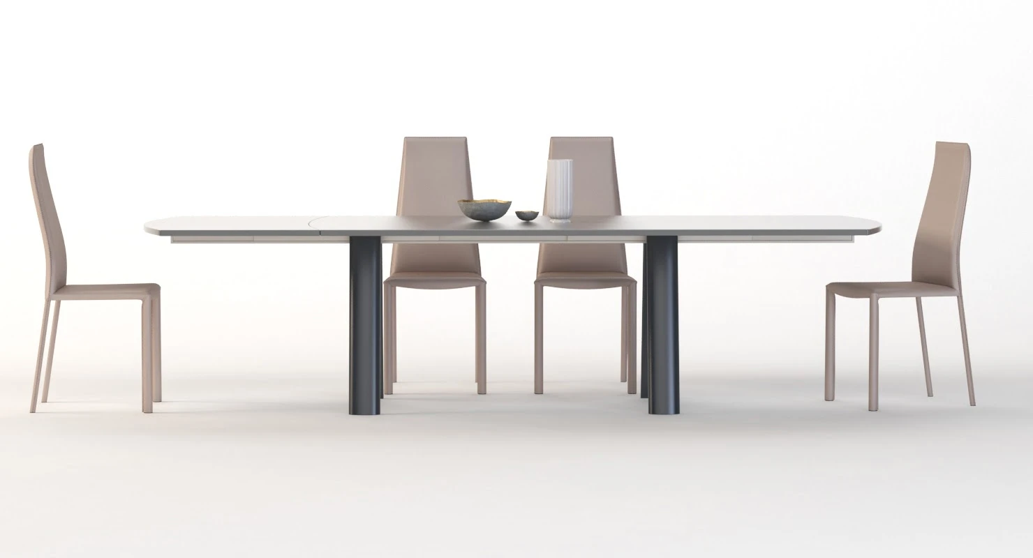 Antonello Italia Table And Chair Infinity 3D Model_03