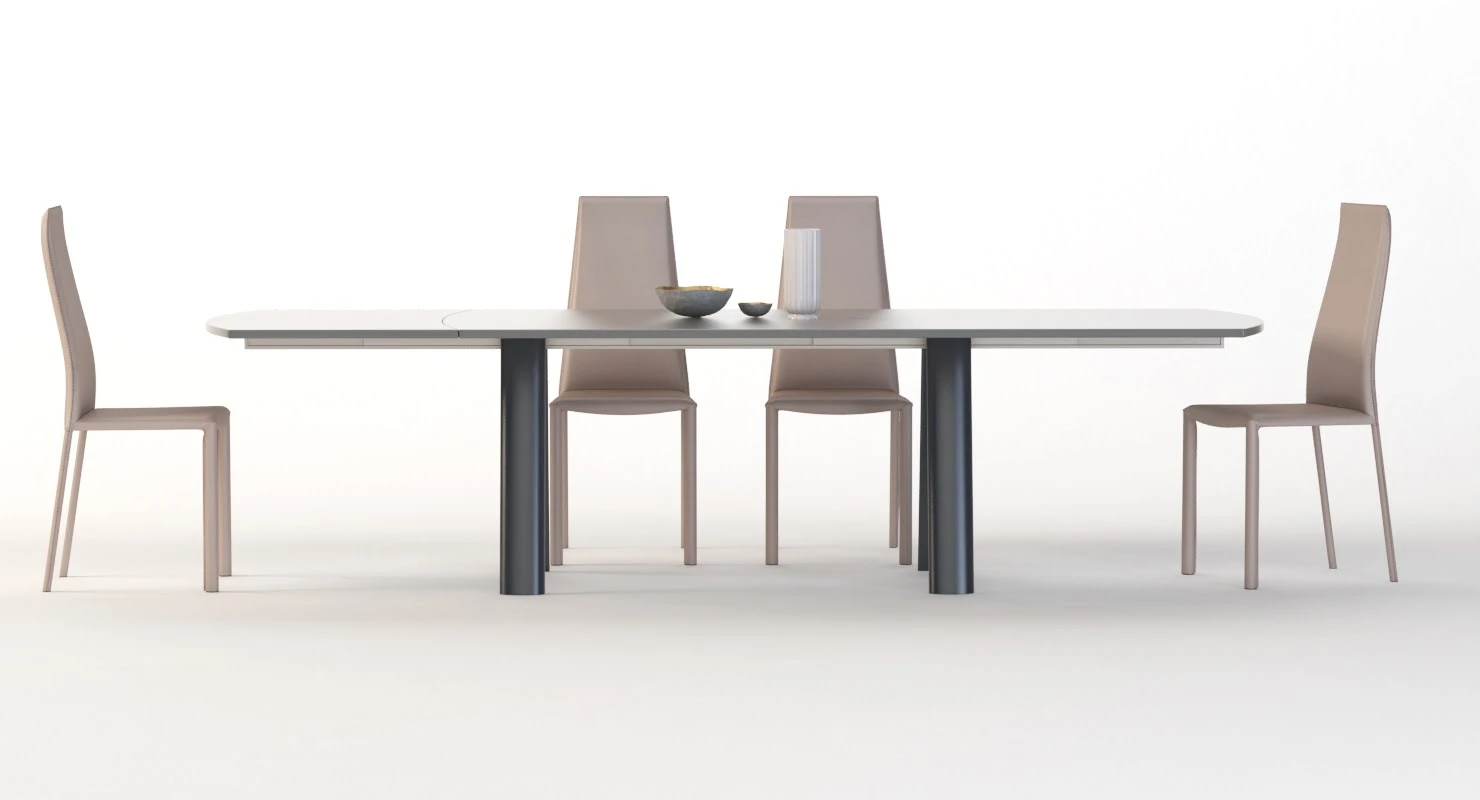Antonello Italia Table And Chair Infinity 3D Model_09