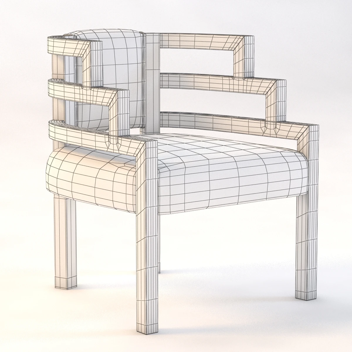 Arizona Biltmore Hotel Chair 3D Model_010