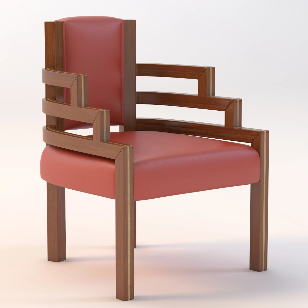 Arizona Biltmore Hotel Chair Highback 3D Model_01