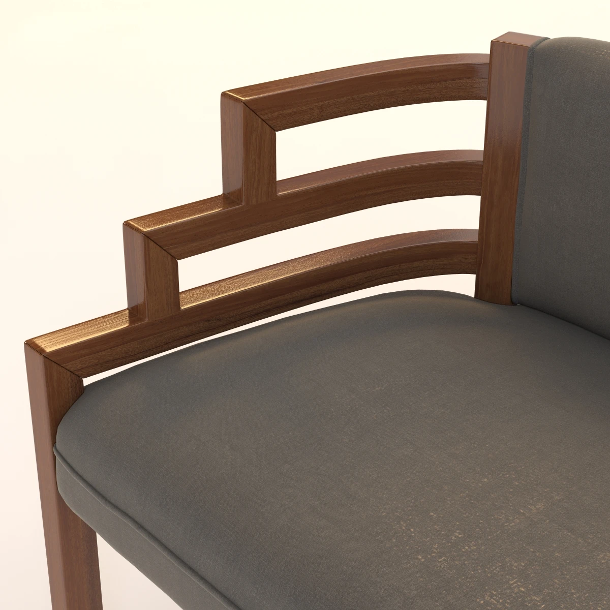 Arizona Biltmore Hotel Settee Sofa 3D Model_05