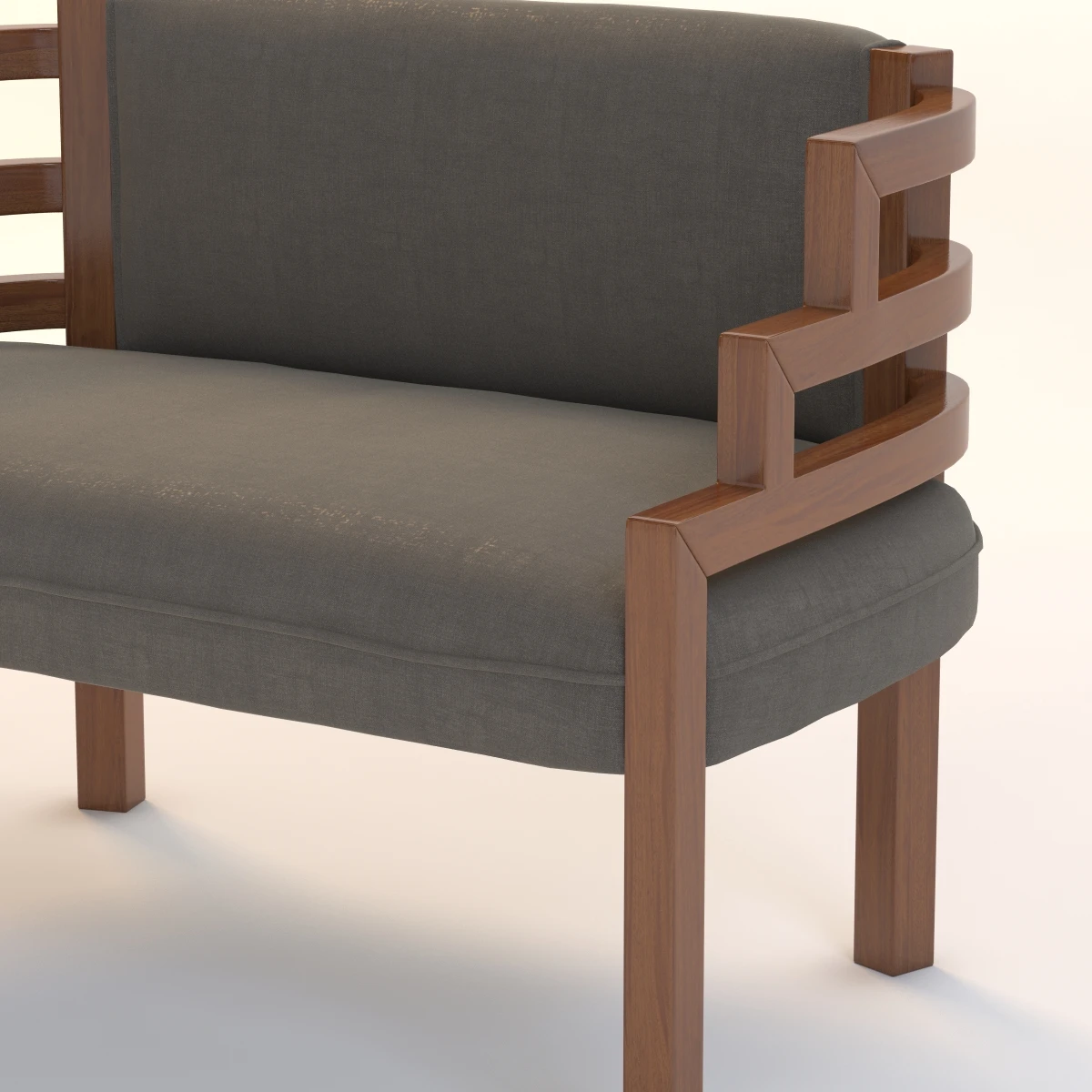 Arizona Biltmore Hotel Settee Sofa 3D Model_06