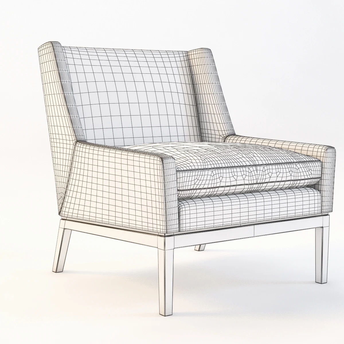 Lounge Occasional Chair 675 by Arudin 3D Model_010