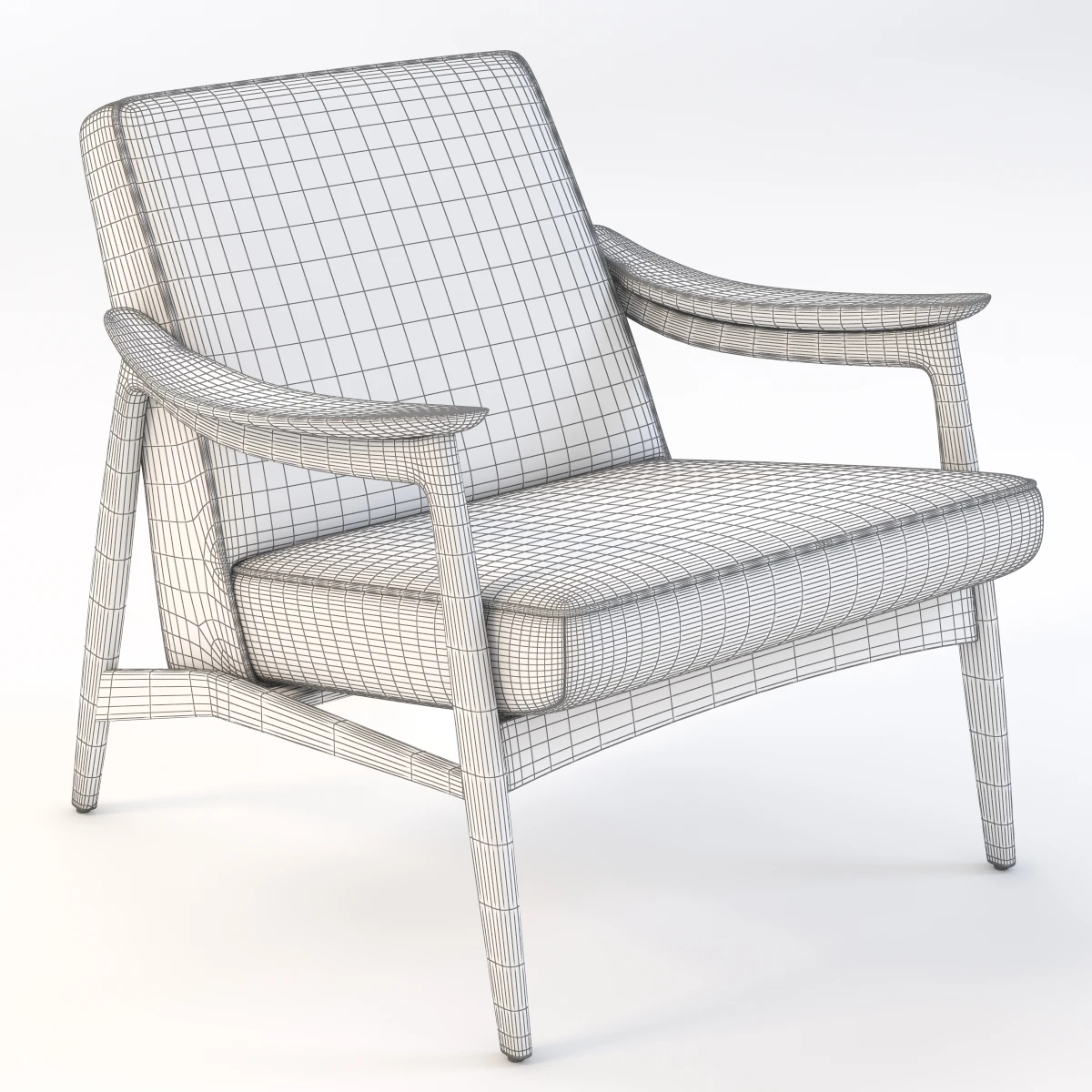Aspen Lounge Chair 3D Model_09