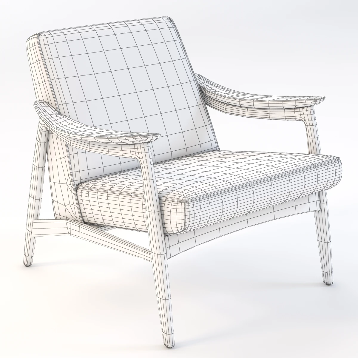 Aspen Lounge Chair 3D Model_010