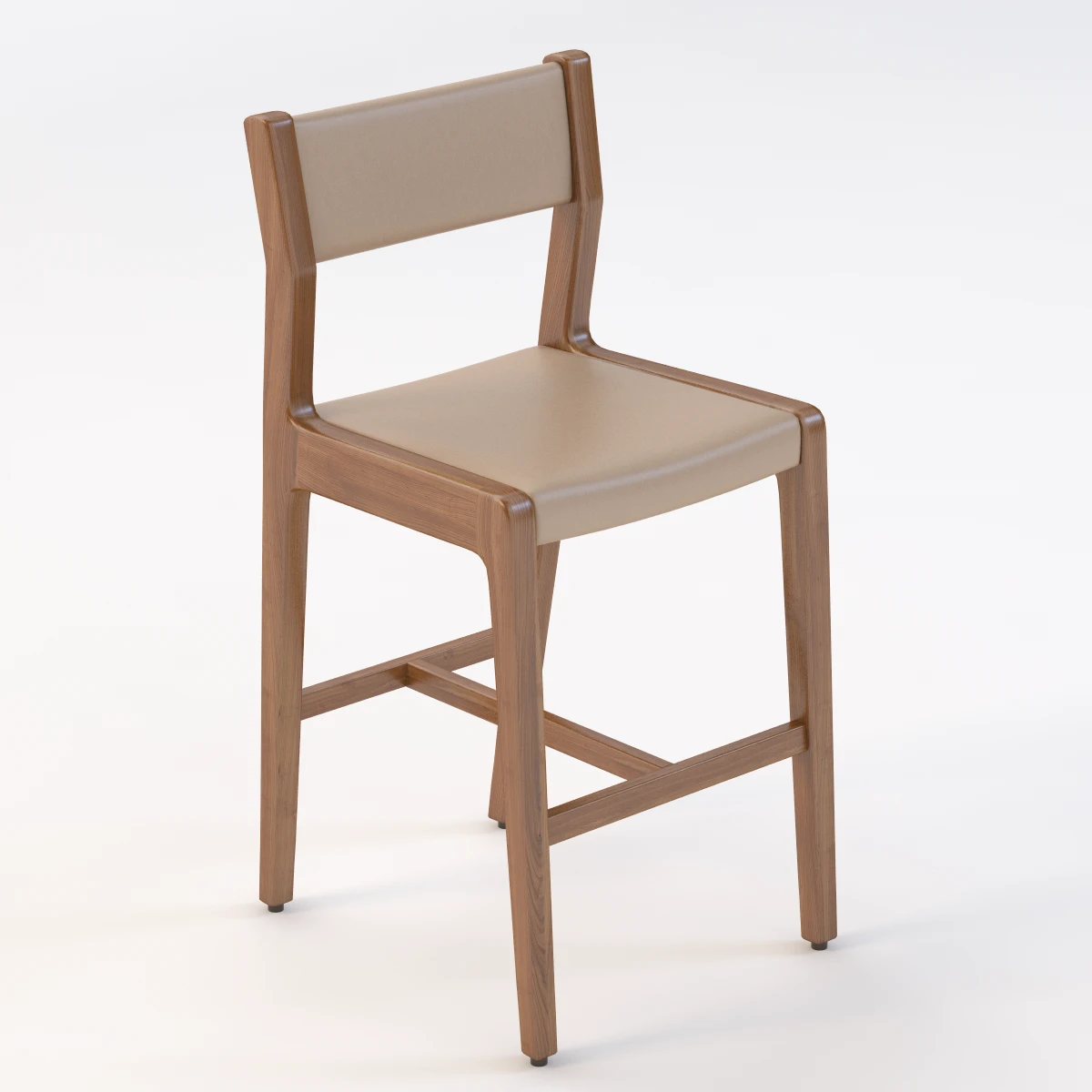 Autoban Deer Bar Stool 3D Model_01