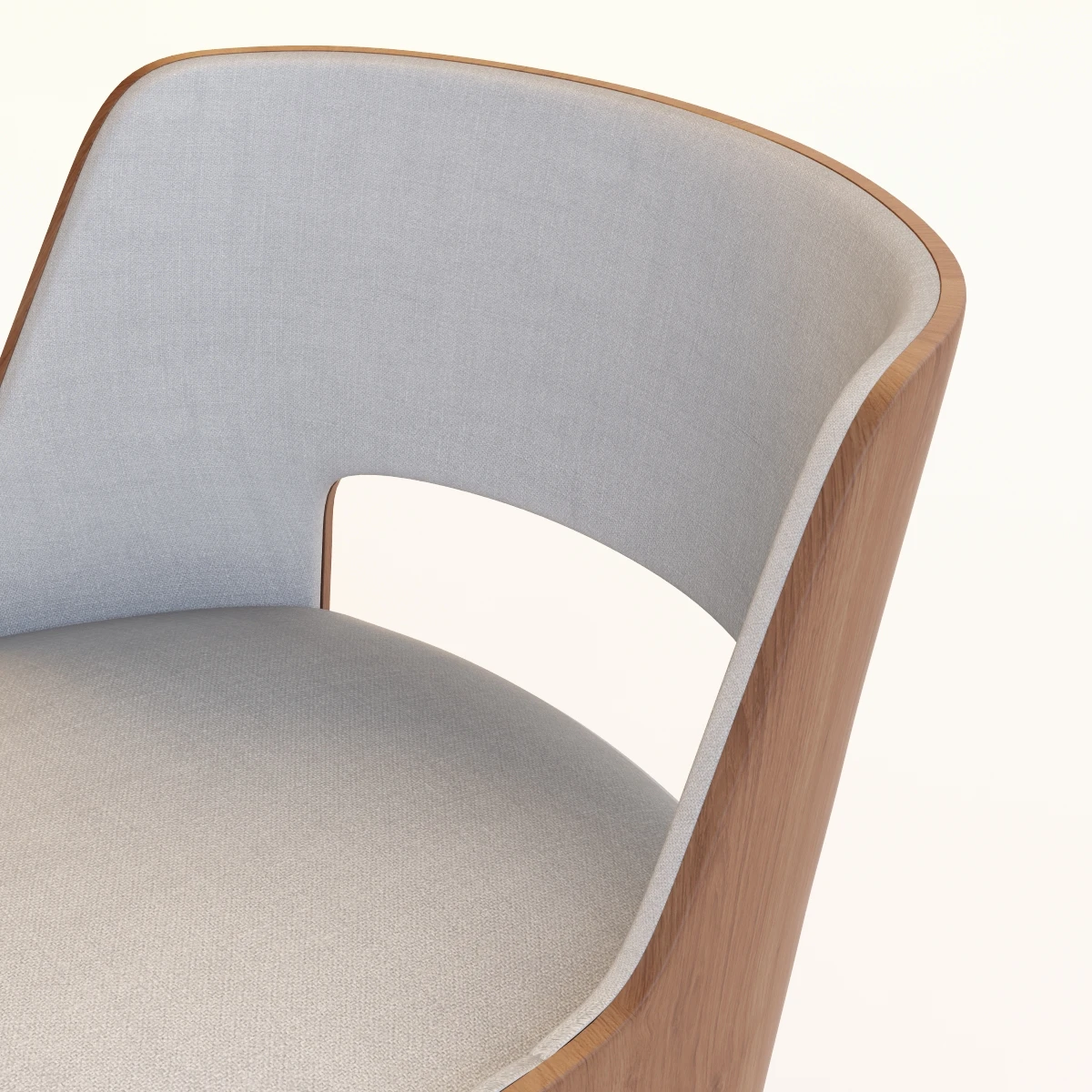 Barbara Barry Modern Salon Lounge Chair 3D Model_05