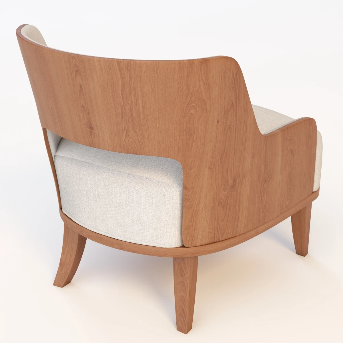 Barbara Barry Modern Salon Lounge Chair 3D Model_04