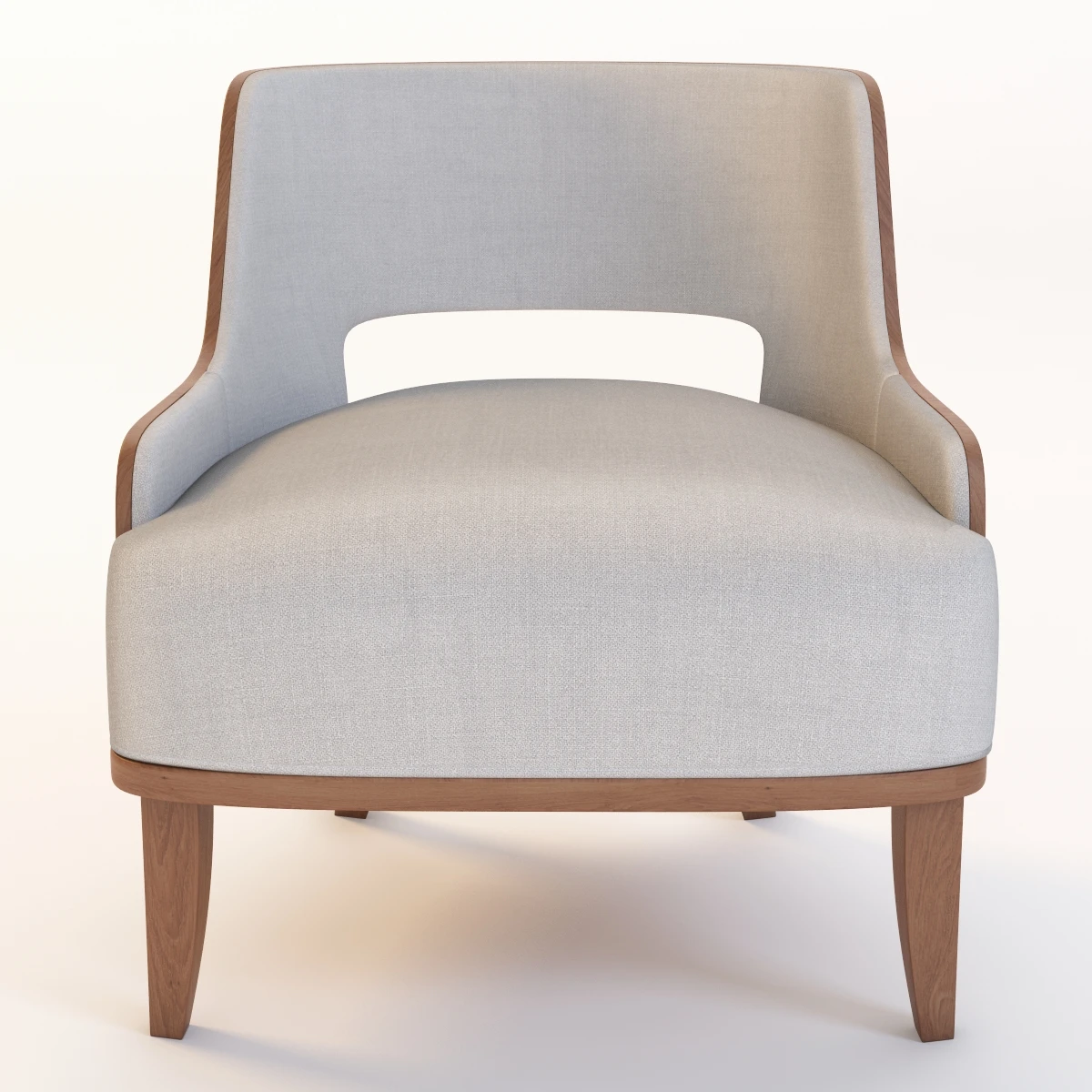 Barbara Barry Modern Salon Lounge Chair 3D Model_08