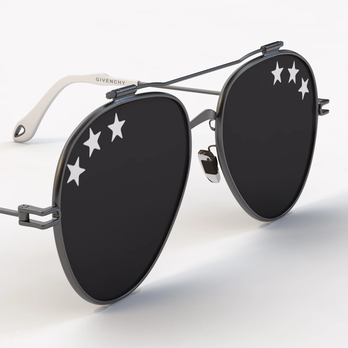 Barneys Givenchy Gv 7057 Sunglass 3D Model_06