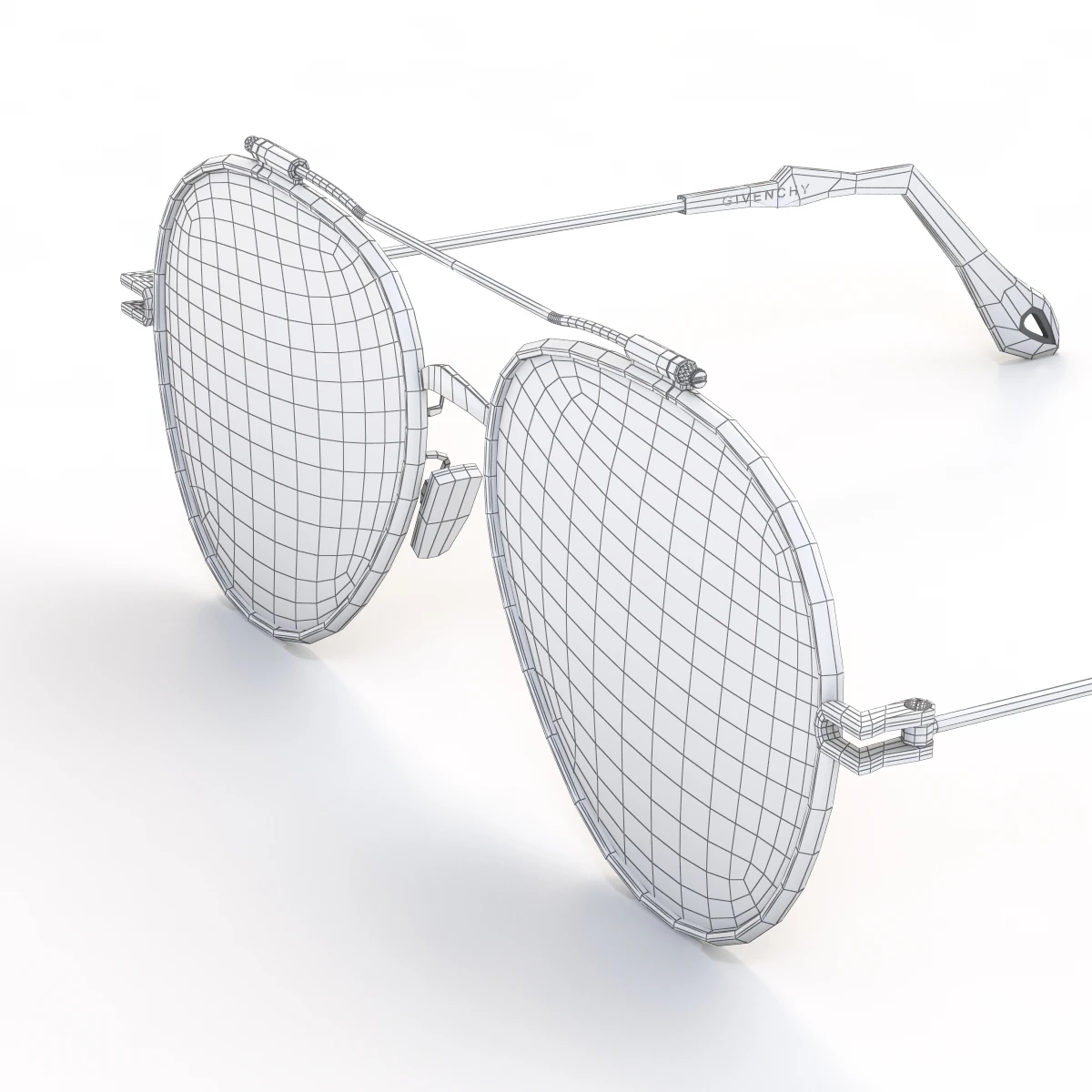 Barneys Givenchy Gv 7057 Sunglass 3D Model_09